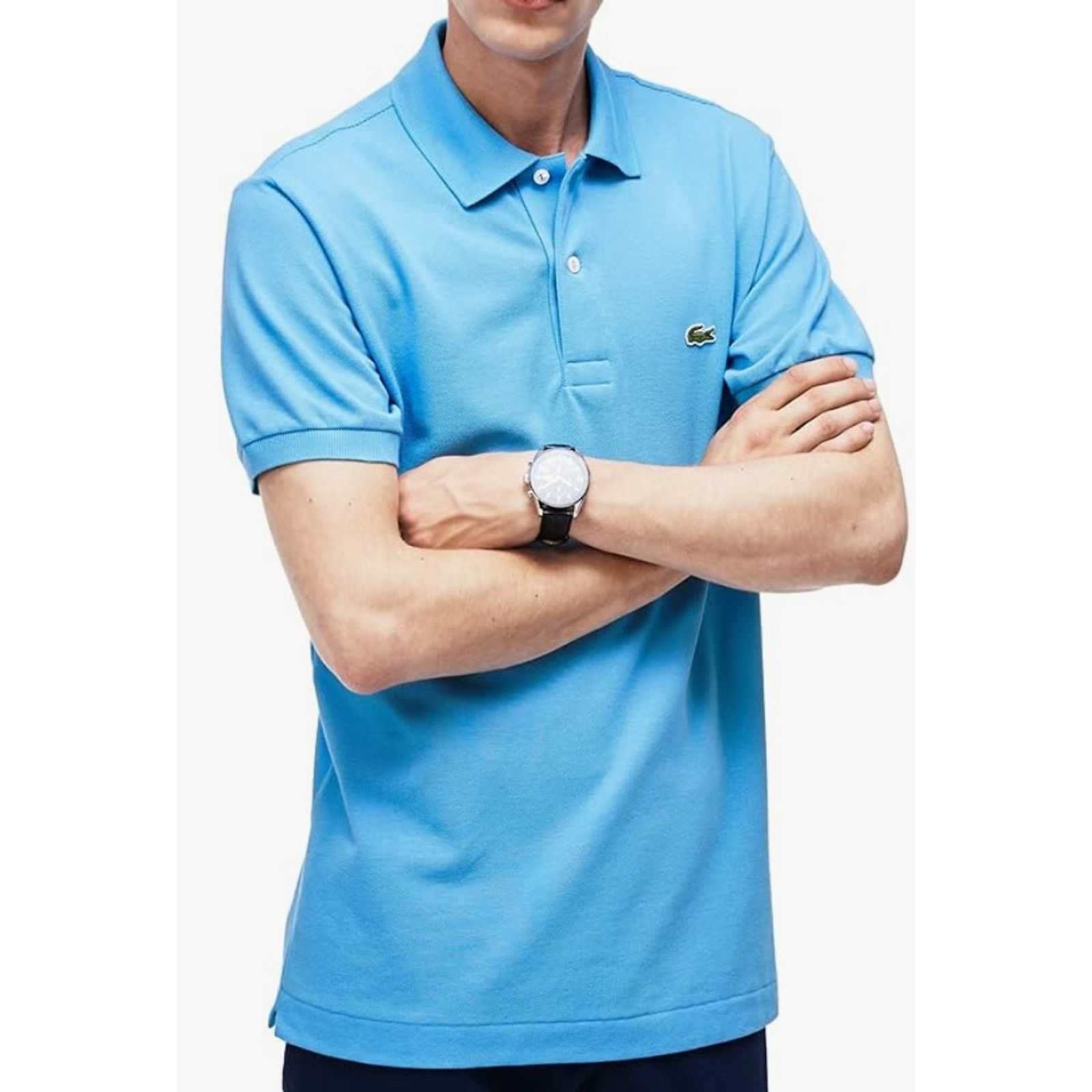 Lacoste Lacoste Men's Legacy Short L.12.12 Pique Polo Blue 2XL Size US XXL / EU 58 / 5 - 1 Thumbnail