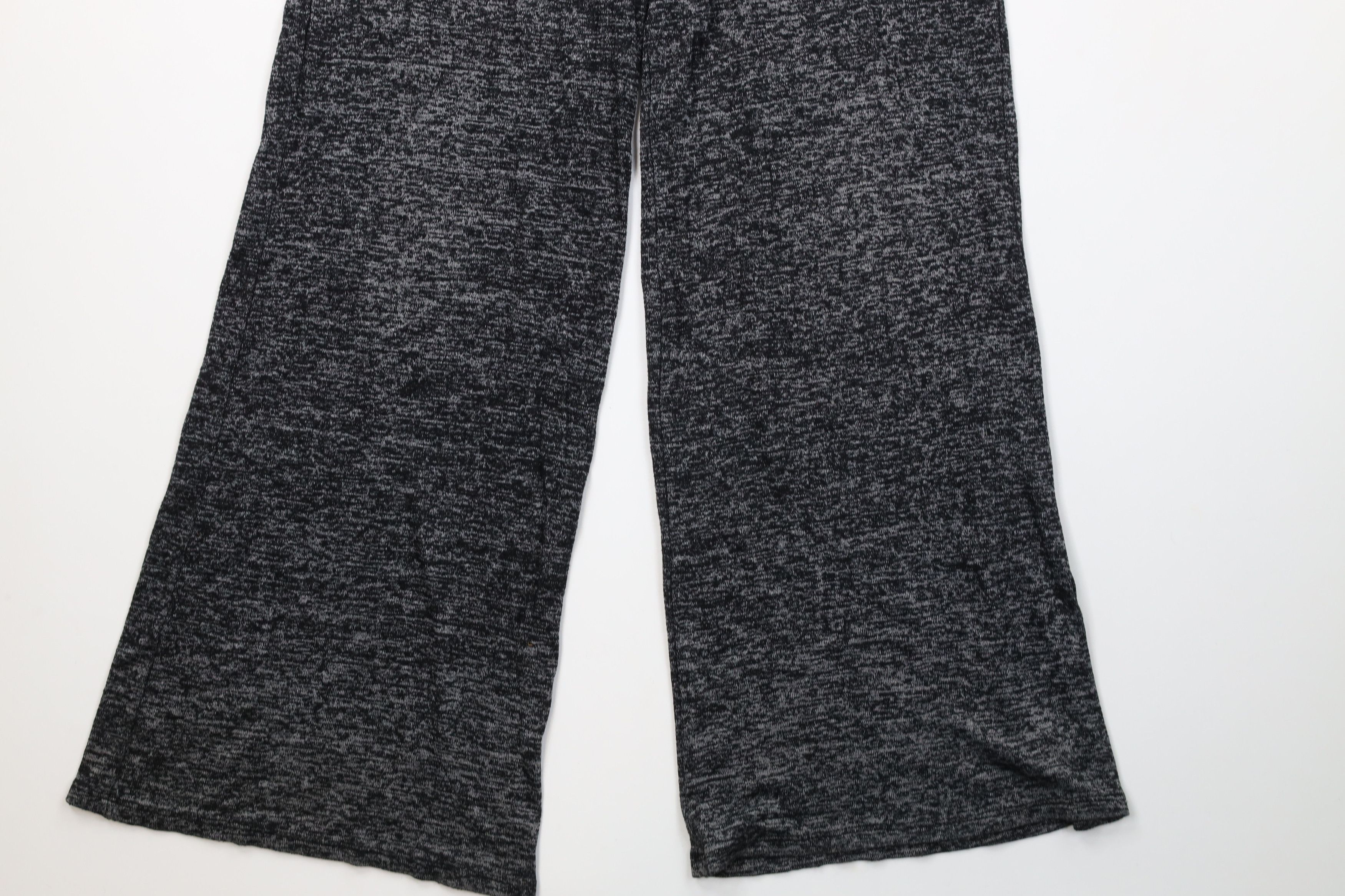 Vintage Vintage Y2K Streetwear Knit Wide Leg Sweatpants Pants USA Size 26" / US 2 / IT 38 - 4 Thumbnail
