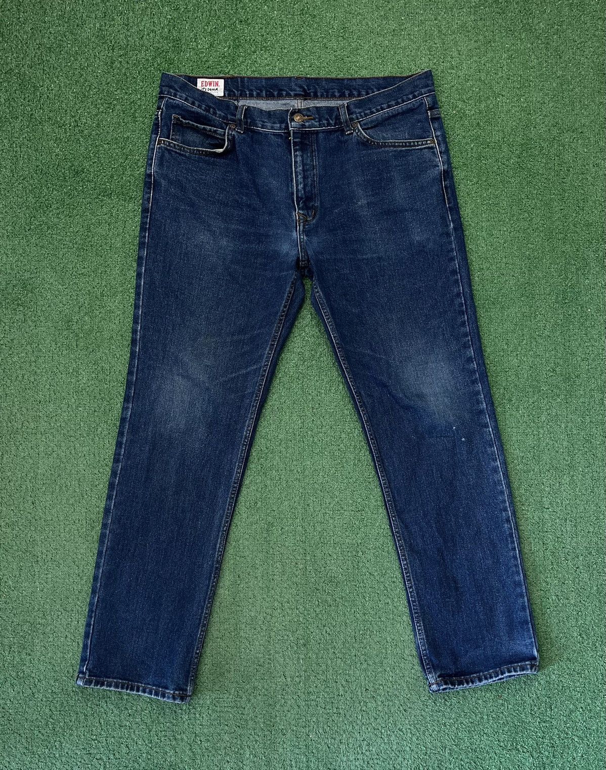 Edwin × Japanese Brand × Vintage Edwin Denim Pants Blue Jeans Size US 38 / EU 54 - 1 Thumbnail
