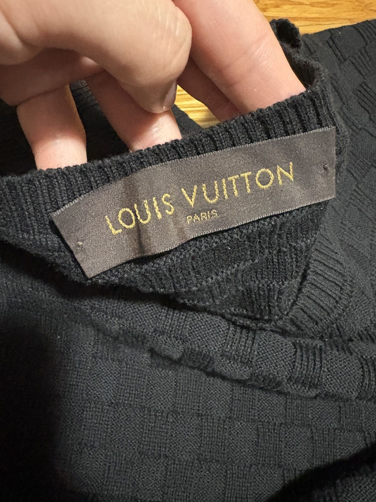 Louis Vuitton LV x Virgil Abloh Damier Sweater Size US M / EU 48-50 / 2 - 3 Thumbnail