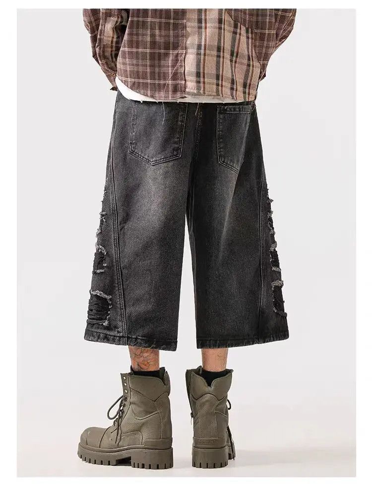 Designer × Japanese Brand Vintage Casual Loose Harajuku Shorts Size US 32 / EU 48 - 4 Thumbnail
