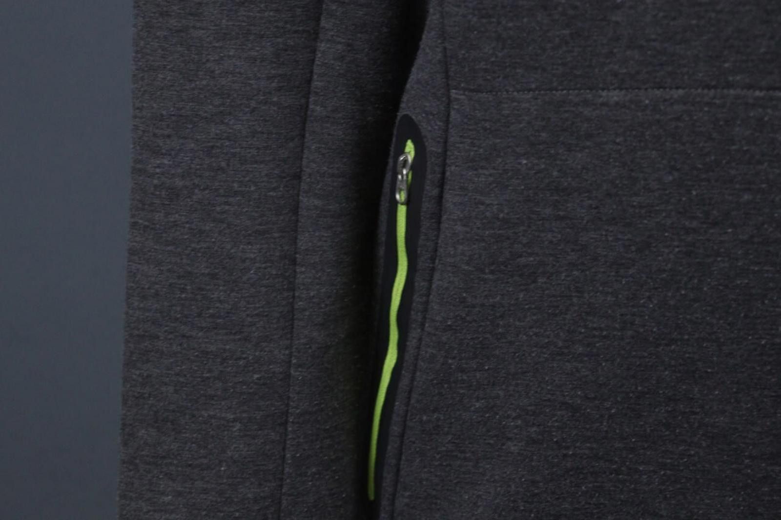J.Lindeberg J.Lindeberg Gray Zipped Kangaroo Pockets Tech Hoodie Size L Size L / US 10 / IT 46 - 5 Thumbnail