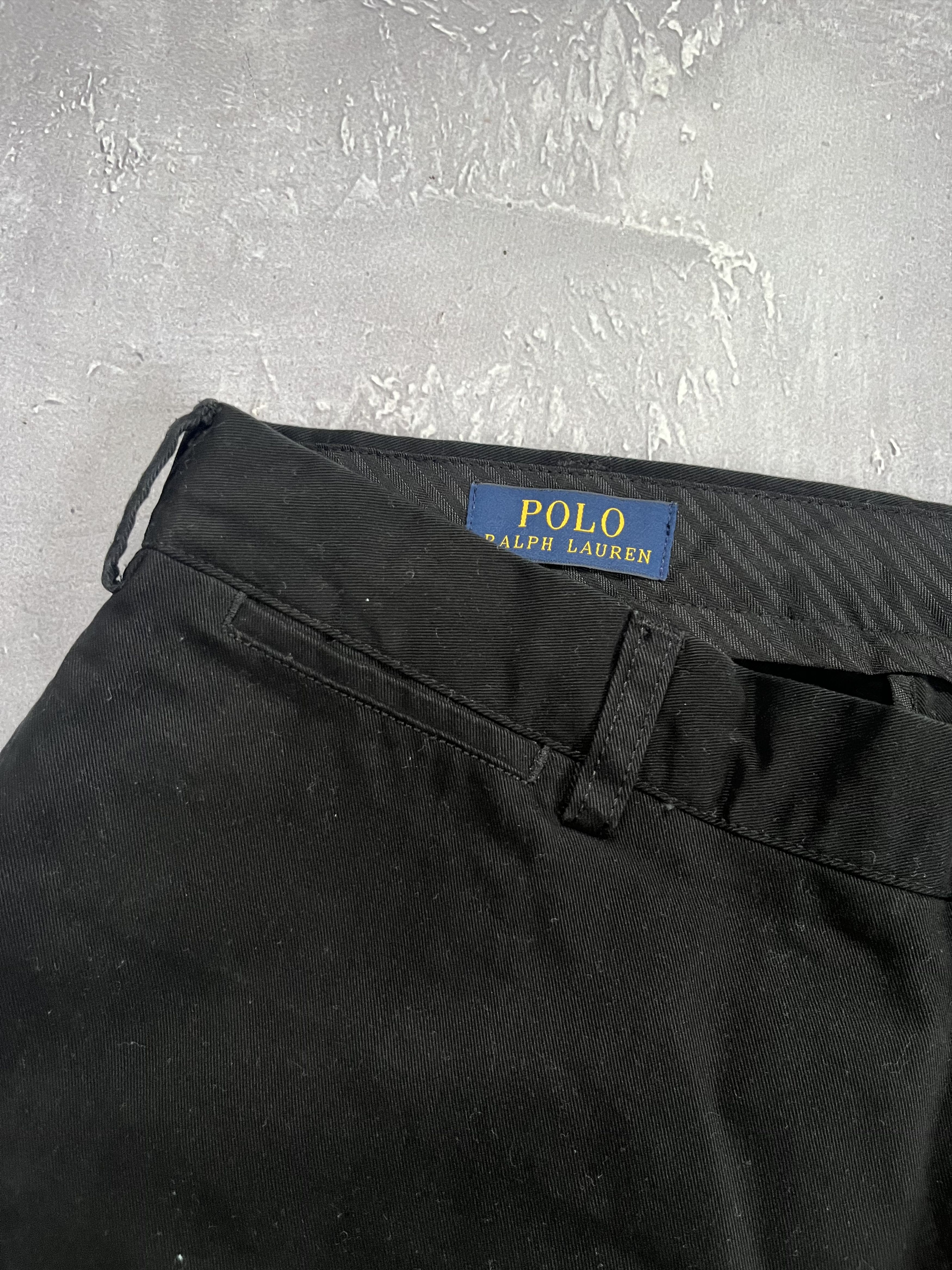 Polo Ralph Lauren Polo Ralph Lauren Classic Fit Chino Pants Black Work Office Size US 34 / EU 50 - 3 Thumbnail