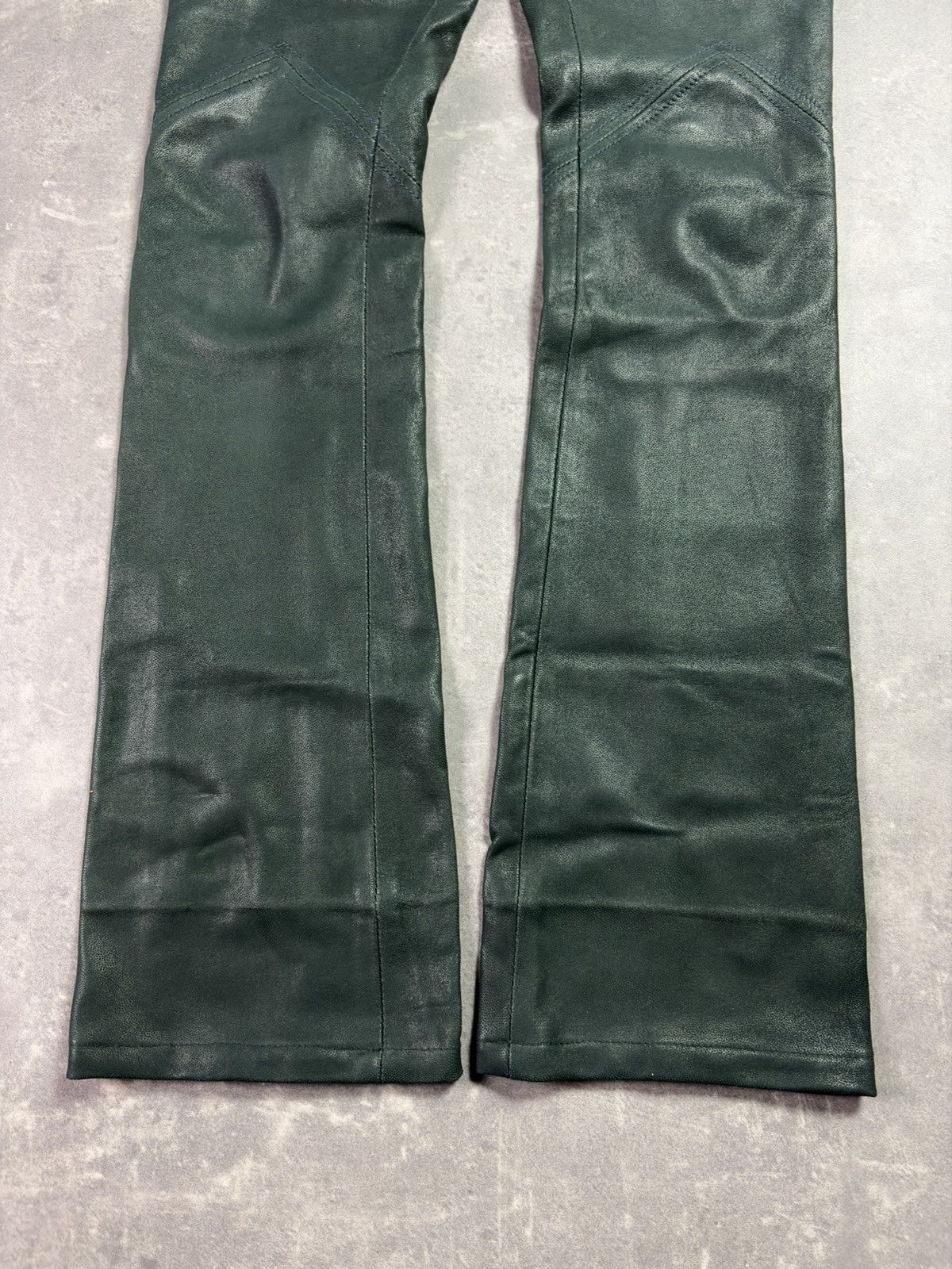 Just Cavalli 00s Leather Just Cavalli Cargo Flared Pants 27 28 Archive Size US 27 - 5 Thumbnail