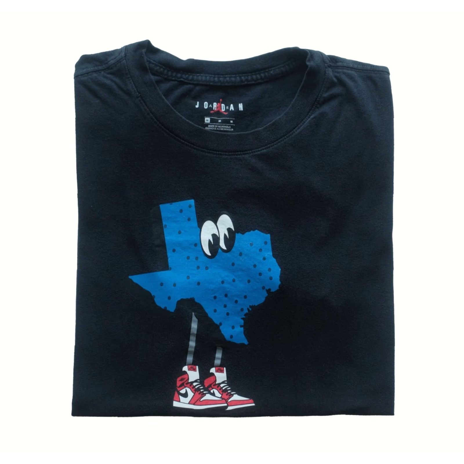 Nike VINTAGE Nike Air Jordan Dallas Texas Jordan 1 Y2K 90s Retro Black T Shirt Mens SZ M 2019 Size US M / EU 48-50 / 2 - 2 Thumbnail