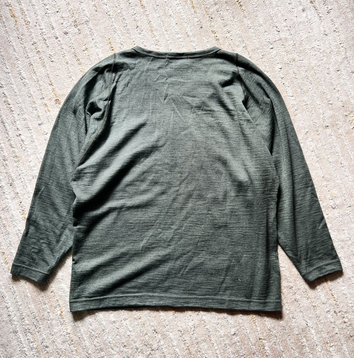 Beauty Beast × Issey Miyake × Japanese Brand Issey Miyake Plantation Wide Sleeve Vneck LS Tshirt Size US M / EU 48-50 / 2 - 7 Thumbnail