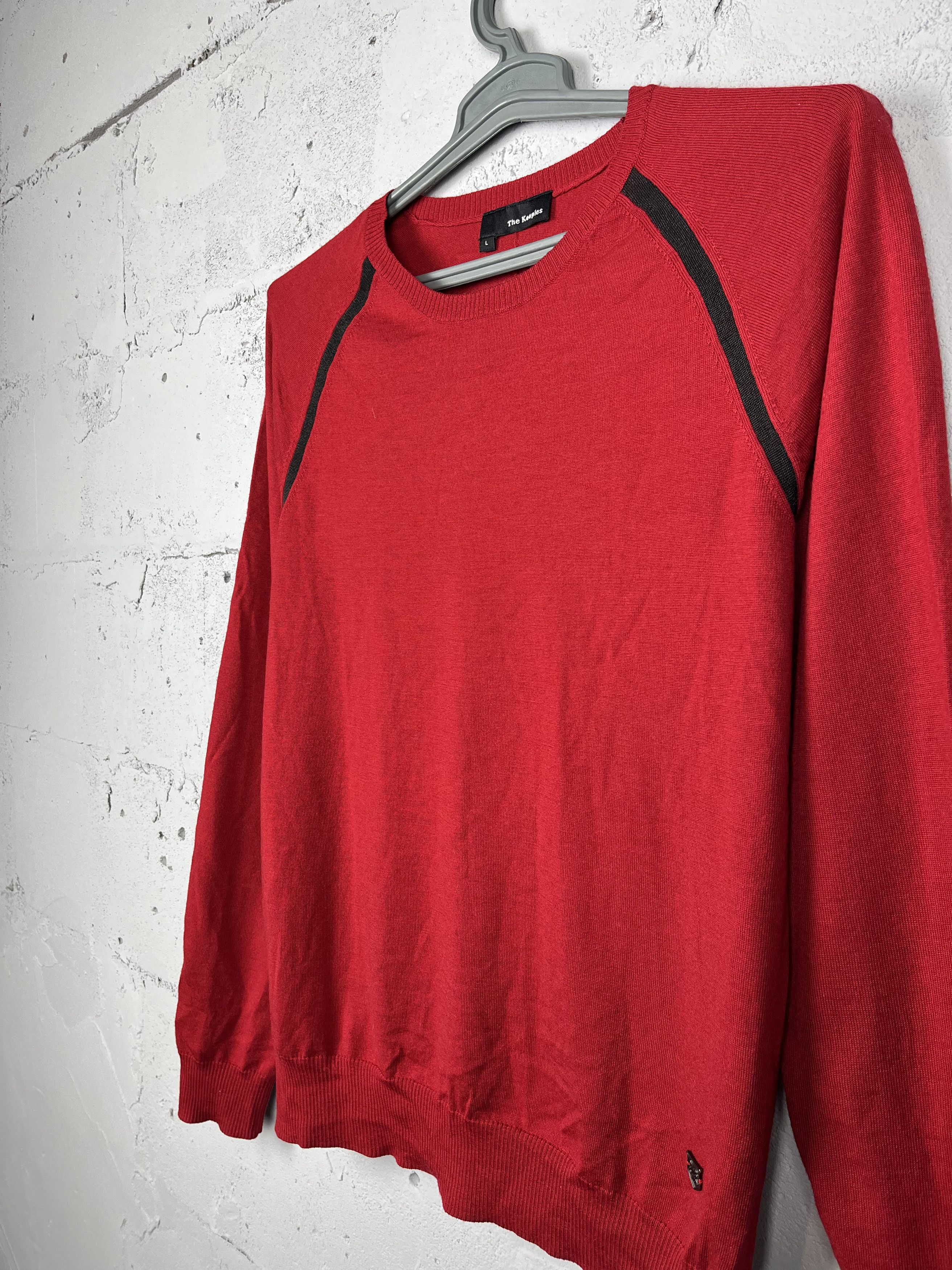 Designer × The Kooples × Vintage The Kooples Vintage Red Merino Wool Sweater Size US L / EU 52-54 / 3 - 2 Thumbnail