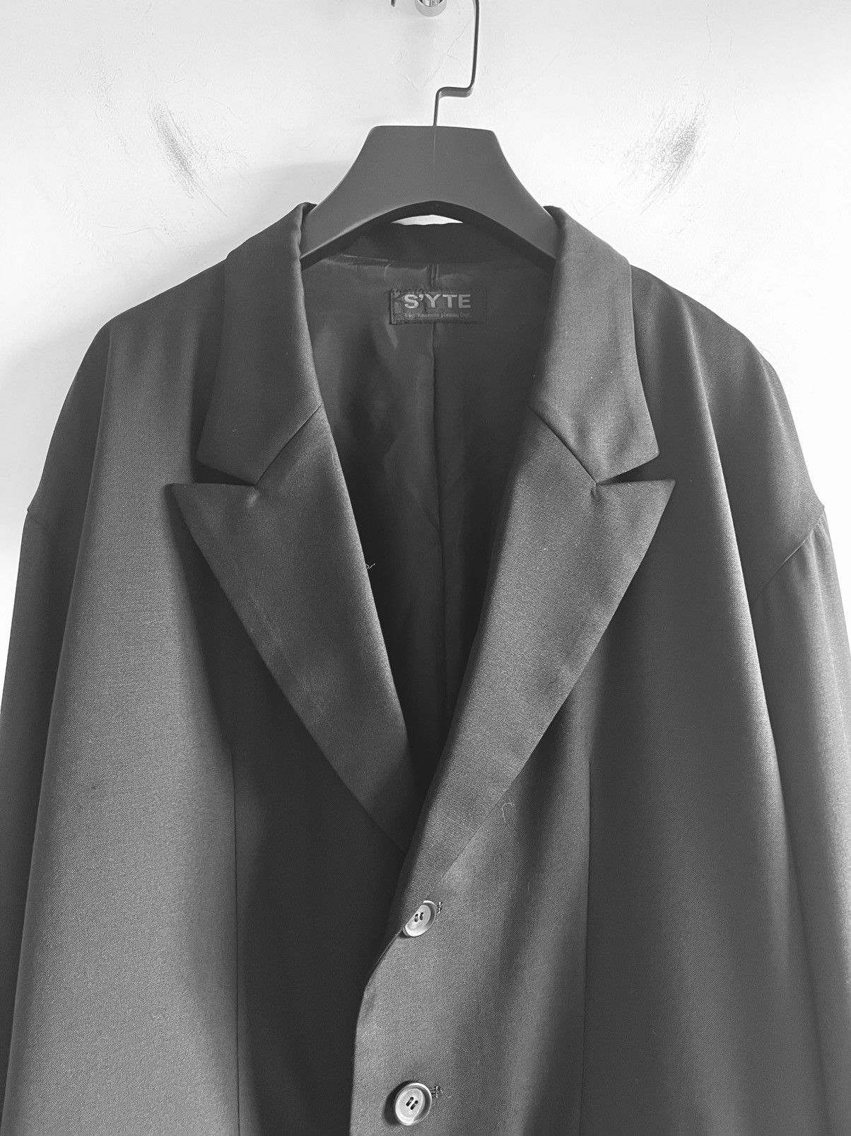 Yohji Yamamoto S'yte Yohji Yamamoto - Oversized Peaked Lapel Jacket Size US L / EU 52-54 / 3 - 4 Thumbnail