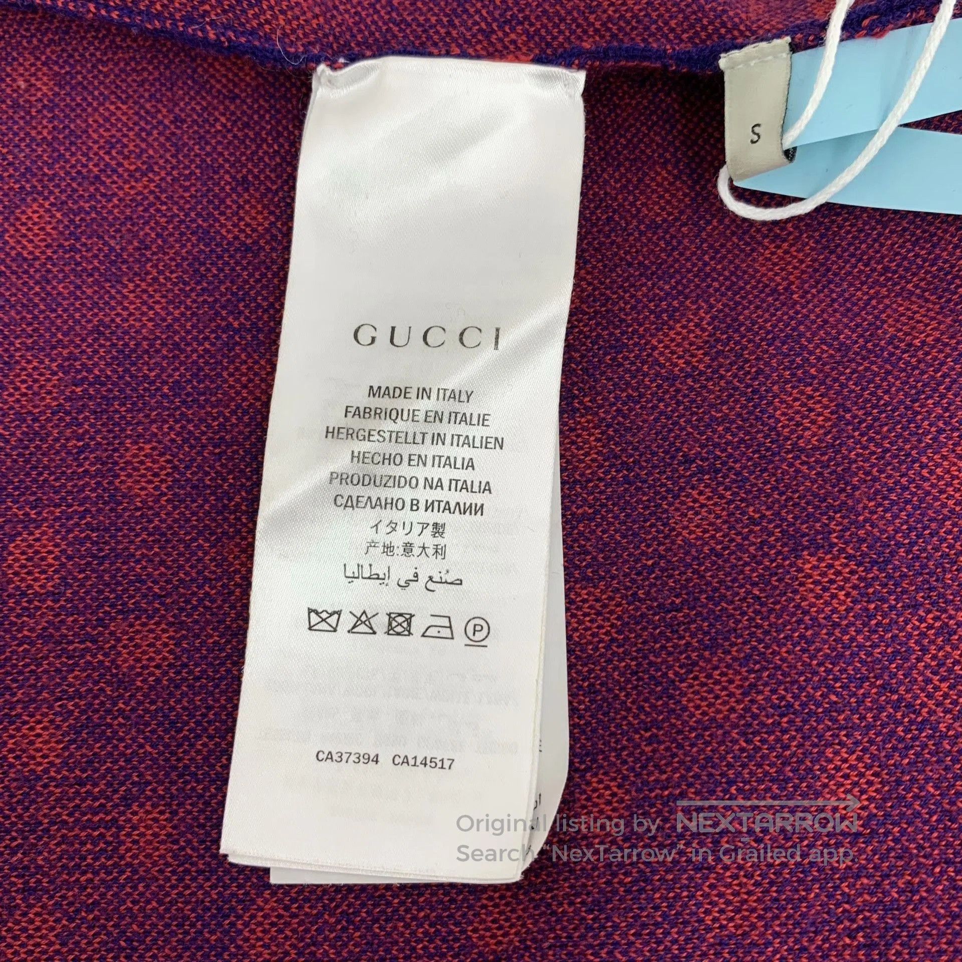 Gucci Gucci Purple Polka Dot Wool Dress. Size S / US 4 / IT 40 - 6 Thumbnail
