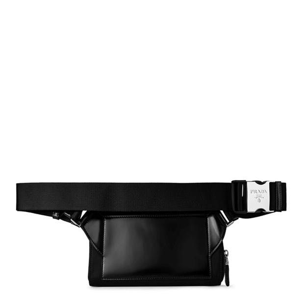 Prada PRADA Re-Nylon And Brushed Leather Shoulder Bag Size ONE SIZE - 6 Thumbnail