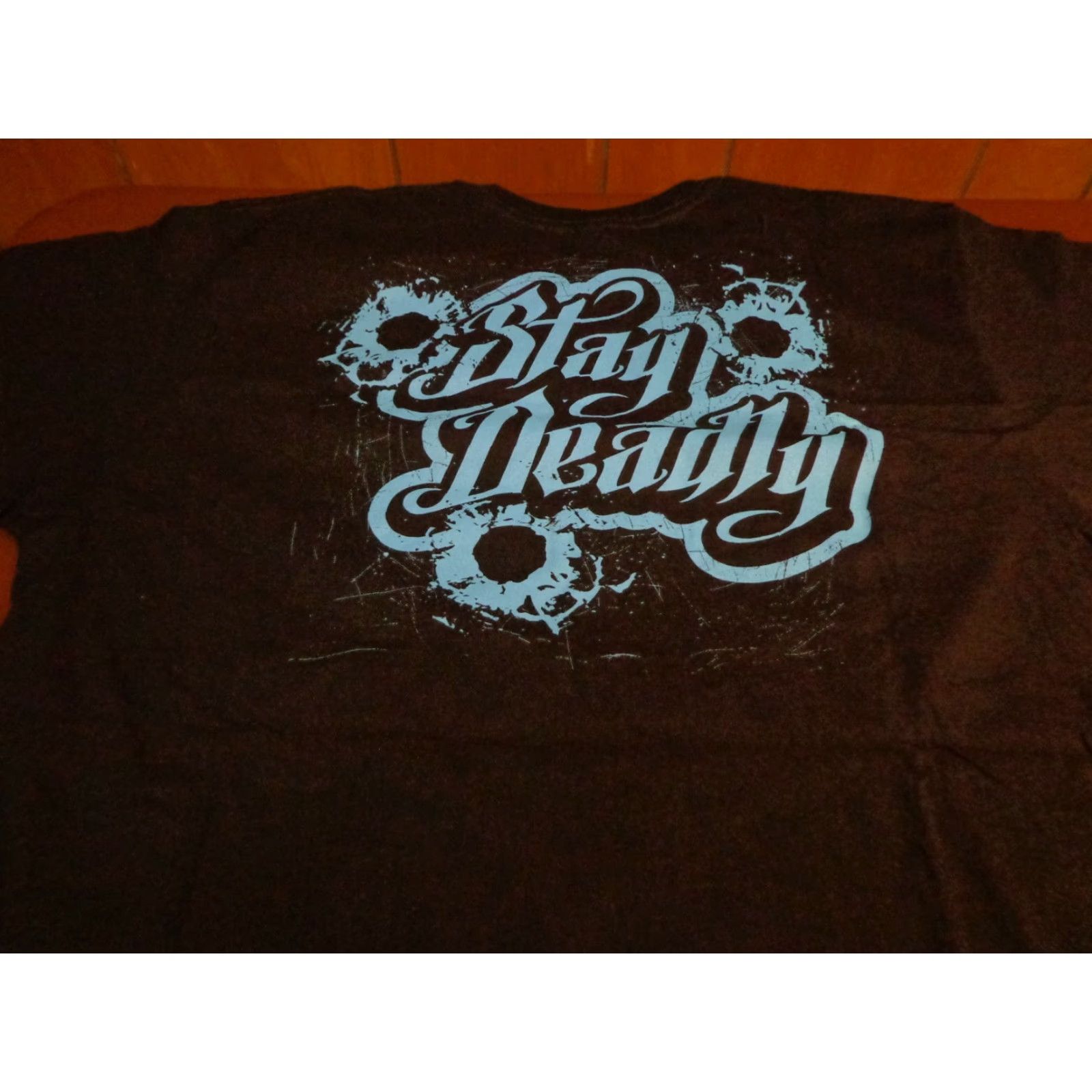 Vintage **Stay Deadly Assault Rifle Graphic T-Shirt XL Black Headshot** User: Stay Deadly Assault Rifle Graphic T-Shirt XL Black Headshot Size US XL / EU 56 / 4 - 2 Thumbnail