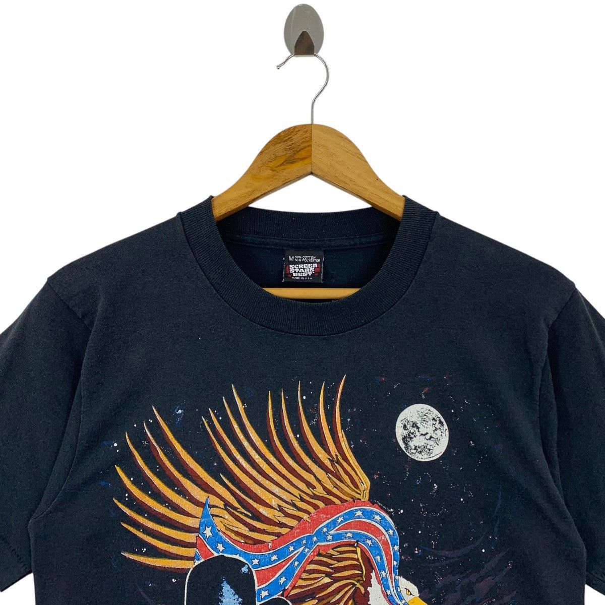 Band Tees × Vintage Vintage 90s HANK WILLIAMS JR american rock, blues tee Size US M / EU 48-50 / 2 - 2 Thumbnail