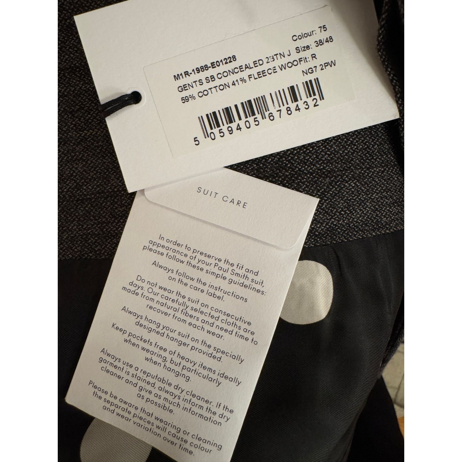 Paul Smith Paul Smith NWT 2BTN 2PC Suit Size 38R - 7 Thumbnail