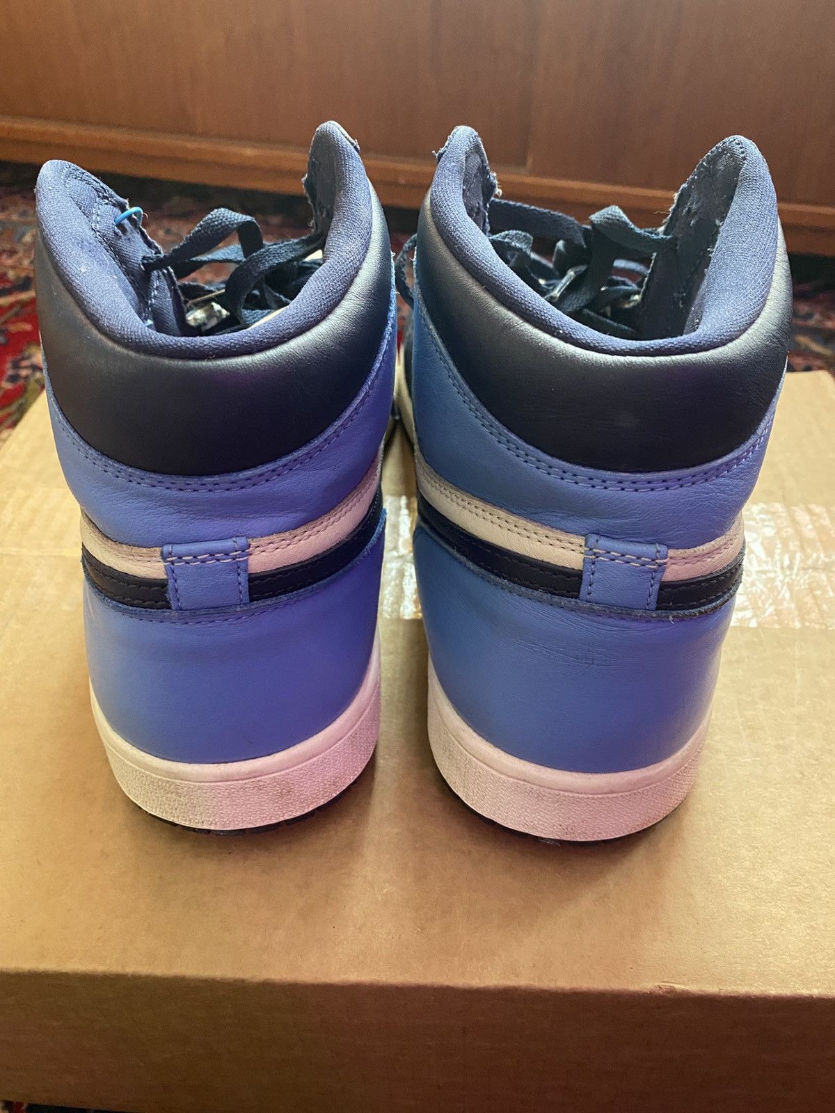 Jordan Brand × Nike Air Jordan 1 Retro High Obsidian Size US 13 / EU 46 - 3 Thumbnail