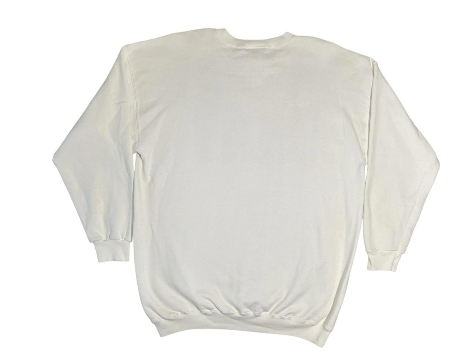 DKNY 1990s DKNY Donna Karen New York White Boxy USA Sweatshirt XL Size US XL / EU 56 / 4 - 2 Thumbnail