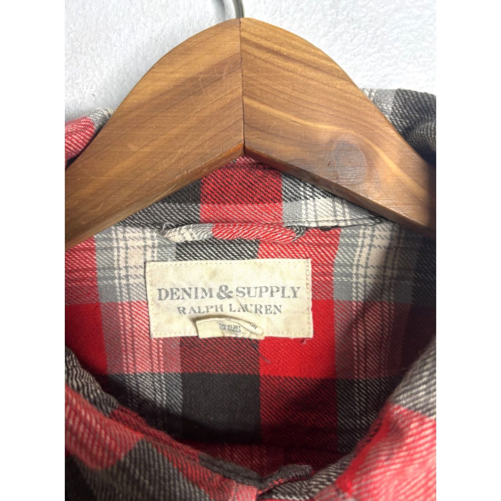Ralph Lauren Ralph Lauren Denim and Supply Red Plaid Shirt XL Mens Size US XL / EU 56 / 4 - 4 Thumbnail
