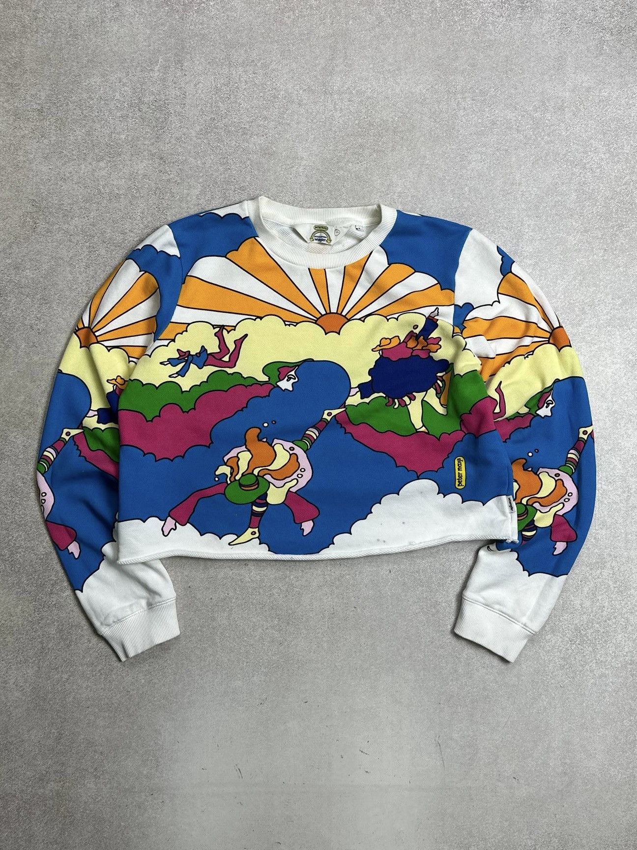 Wrangler Wranger x Petermax All Over Print Cropped Sweatshirt S Size S / US 4 / IT 40 - 1 Thumbnail
