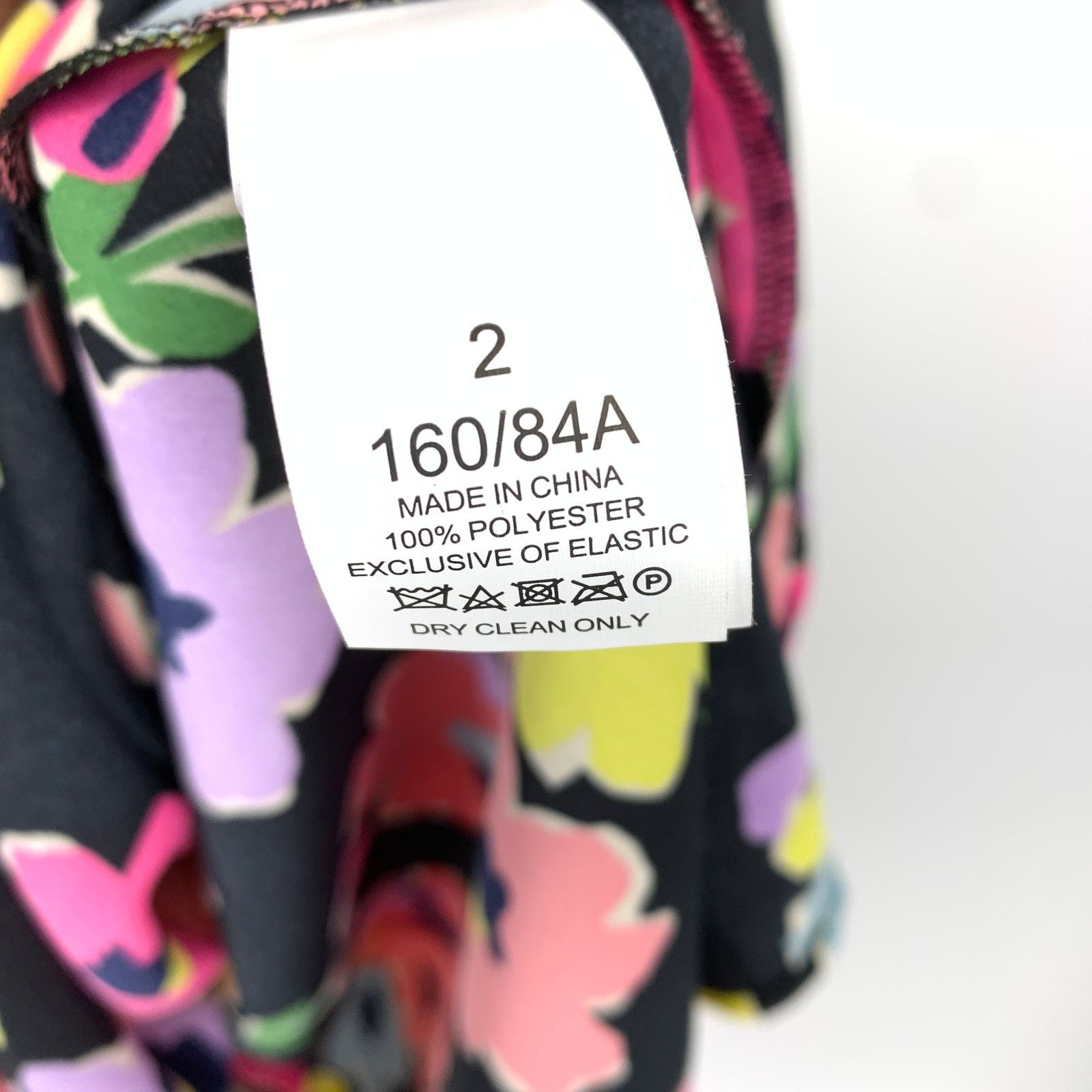 Kate Spade Kate Spade Wildflower Bouquet Midi Dress Size 2 Black NEW Size XS / US 0-2 / IT 36-38 - 6 Thumbnail