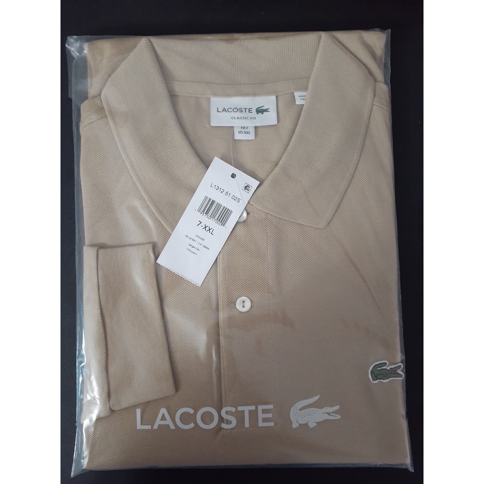 Lacoste Lacoste Men's Classic Long Sleeve Pique Polo Shirt Viennois Size US XXL / EU 58 / 5 - 2 Thumbnail
