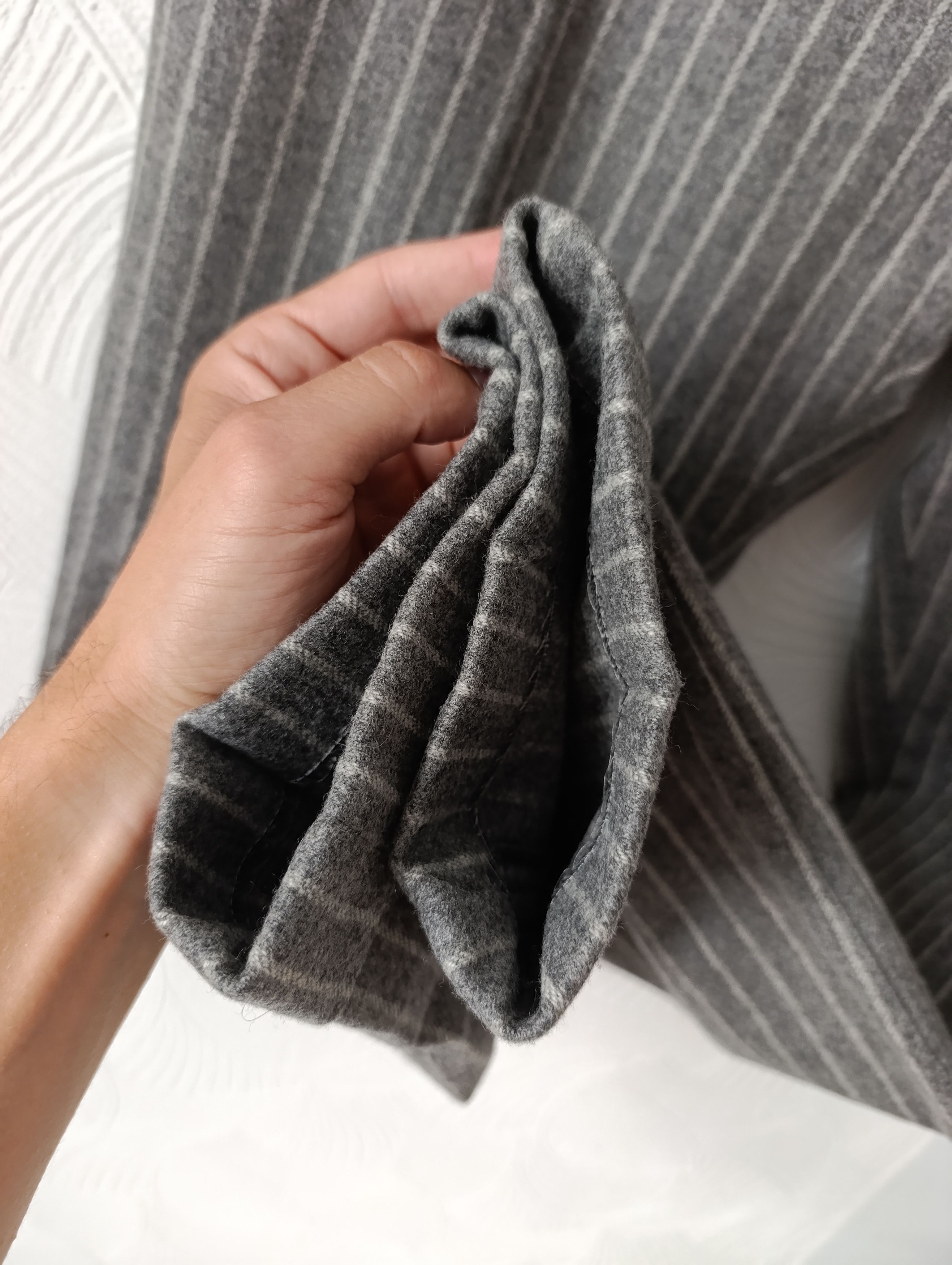 Designer LUIS TRENKER VIRGIN WOOL TROUSERS WITH PINSTRIPE LUBRUNEU Size US 32 / EU 48 - 10 Thumbnail