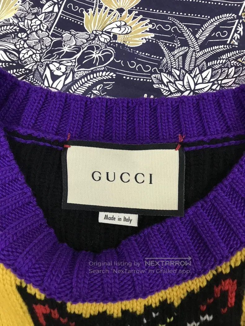 Gucci Gucci Limited Edition Tiger Head Sweater. Size US XL / EU 56 / 4 - 3 Thumbnail