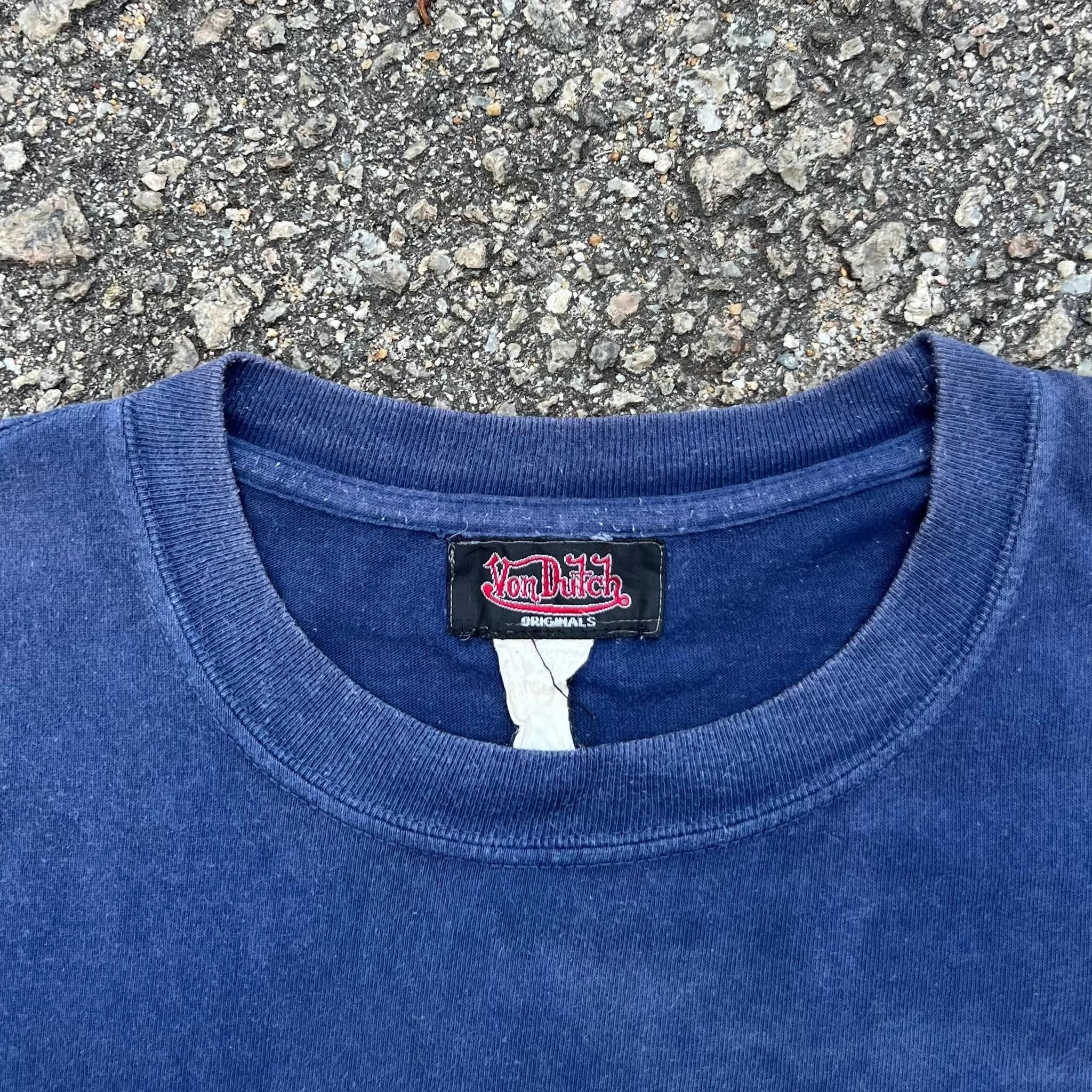 Von Dutch Vintage 90s Von Dutch Skull graphics tee Size US XL / EU 56 / 4 - 5 Thumbnail