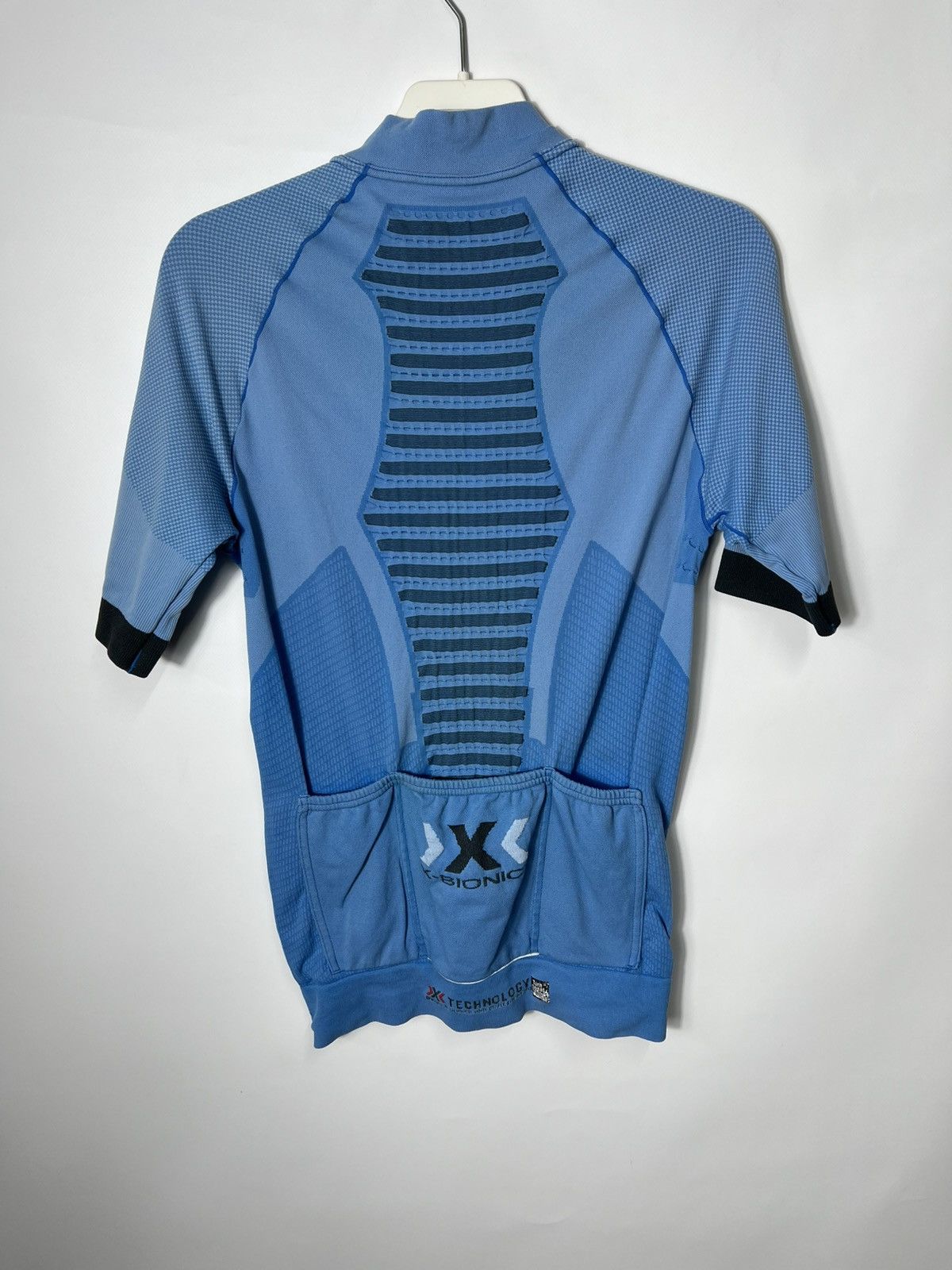 Sports Specialties Vintage X-Bionic Bike Race Cycling Jersey Blue Mens Size XL Size US XL / EU 56 / 4 - 10 Thumbnail