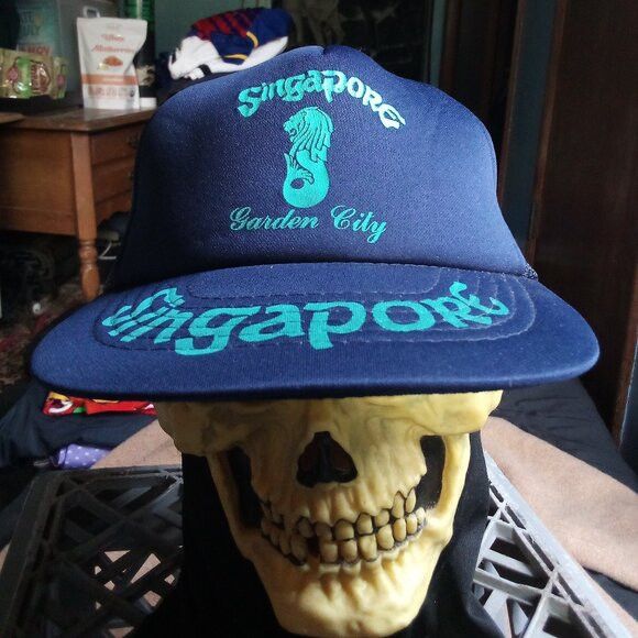 Other Deadstock Vintage Singapore Garden City Snap Trucker Hat Cap Size ONE SIZE - 1 Thumbnail
