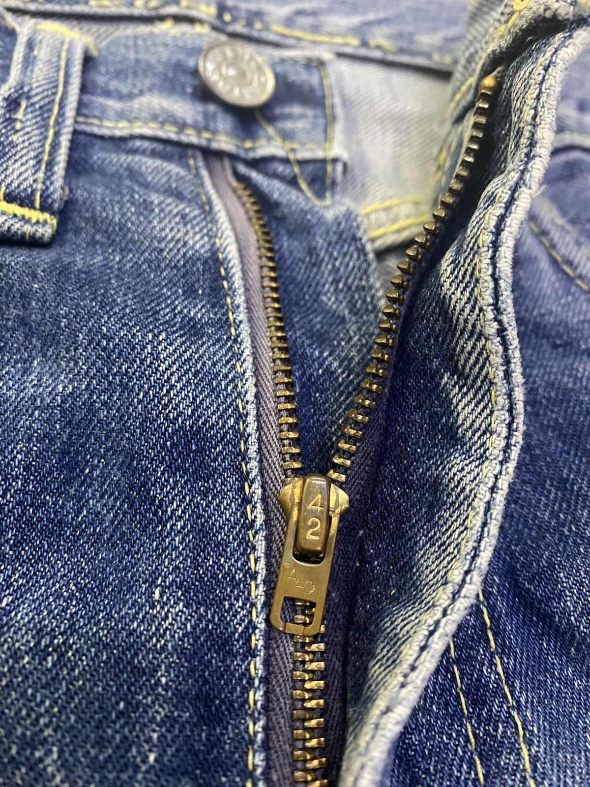 Self Edge × Vintage Vintage 80s Canton Selvedge Denim Made in USA. Size US 29 - 7 Thumbnail