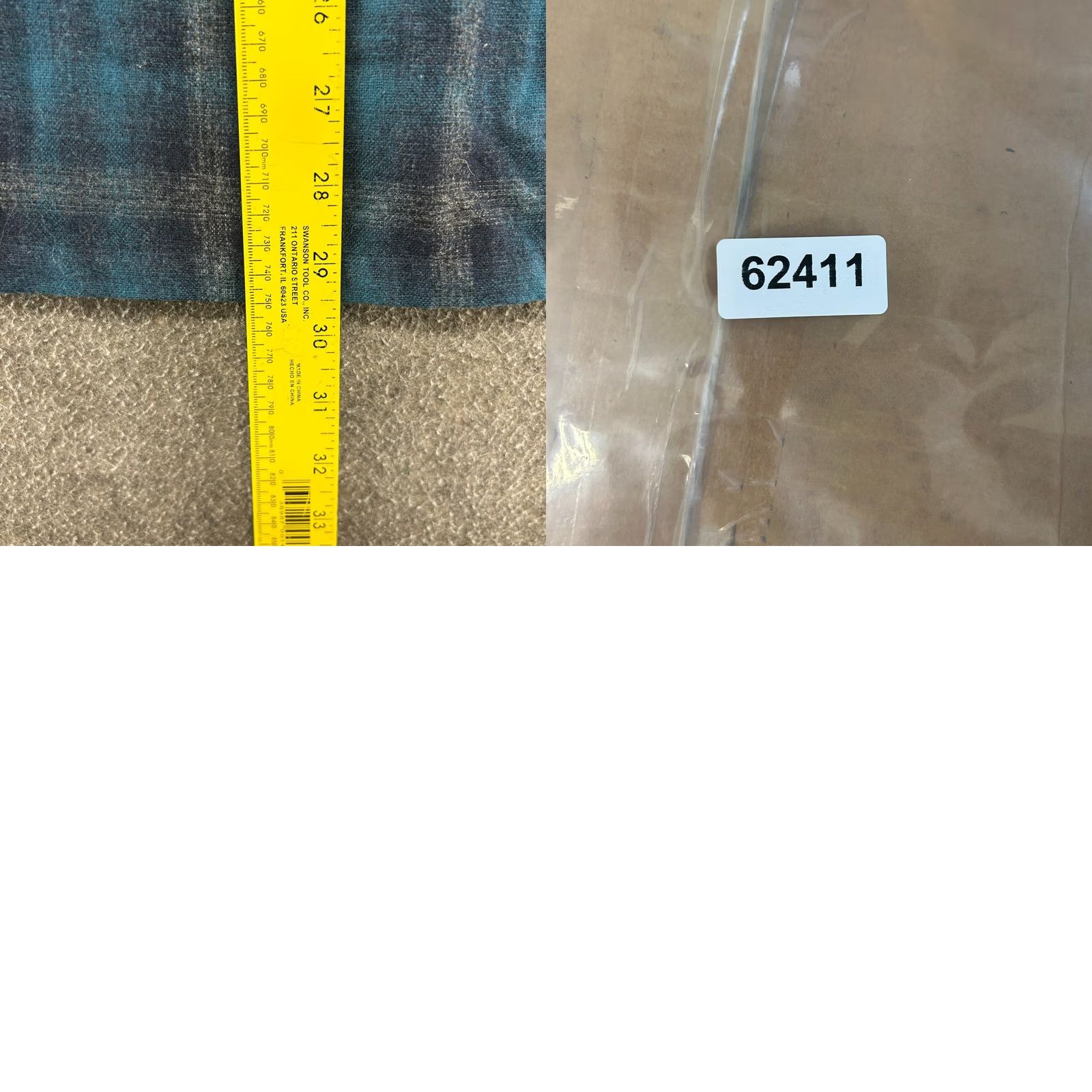 Pendleton VINTAGE Pendleton Shirt Mens XL Blue Black Loop Collar Wool Flannel Shadow Plaid Size US XL / EU 56 / 4 - 9 Thumbnail