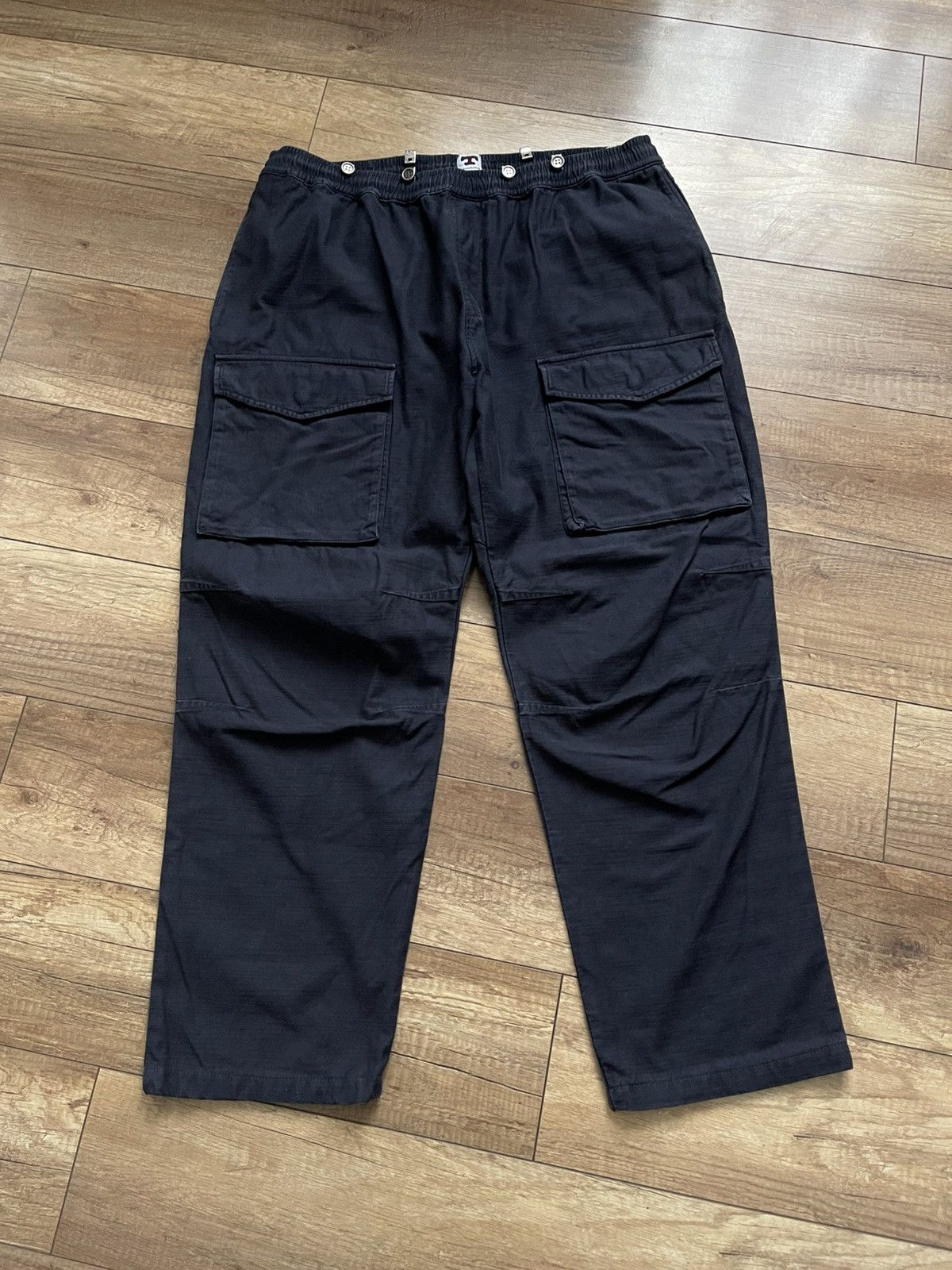Tellason Tellason Sateen Navy Cargo Pants Size US 38 / EU 54 - 1 Thumbnail