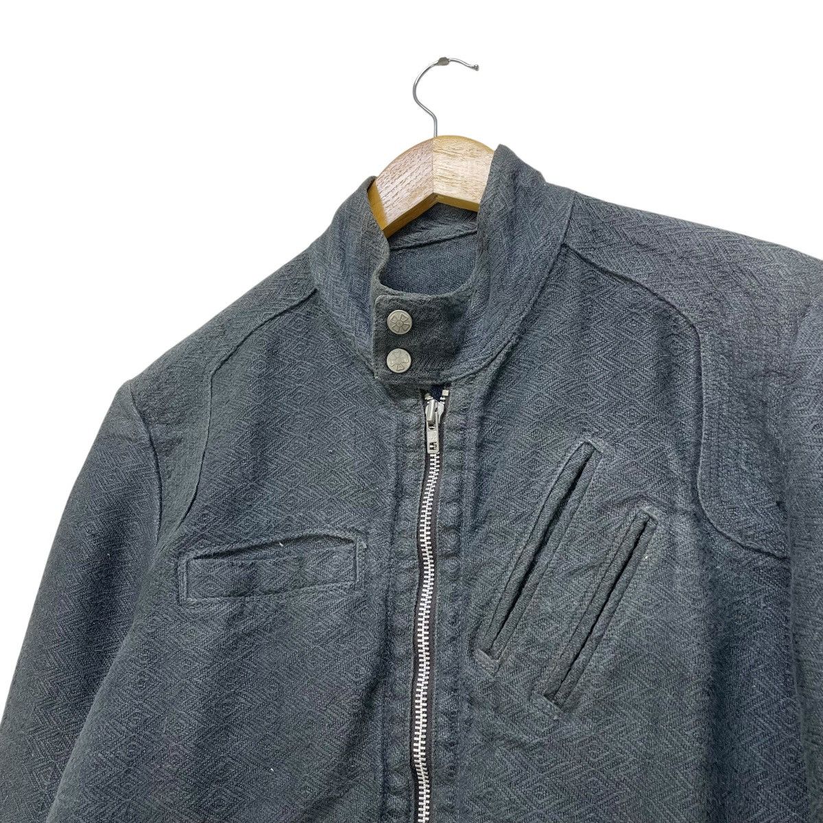 Kapital 💥Avant Garde Hemp Biker Jacket Size US M / EU 48-50 / 2 - 4 Thumbnail