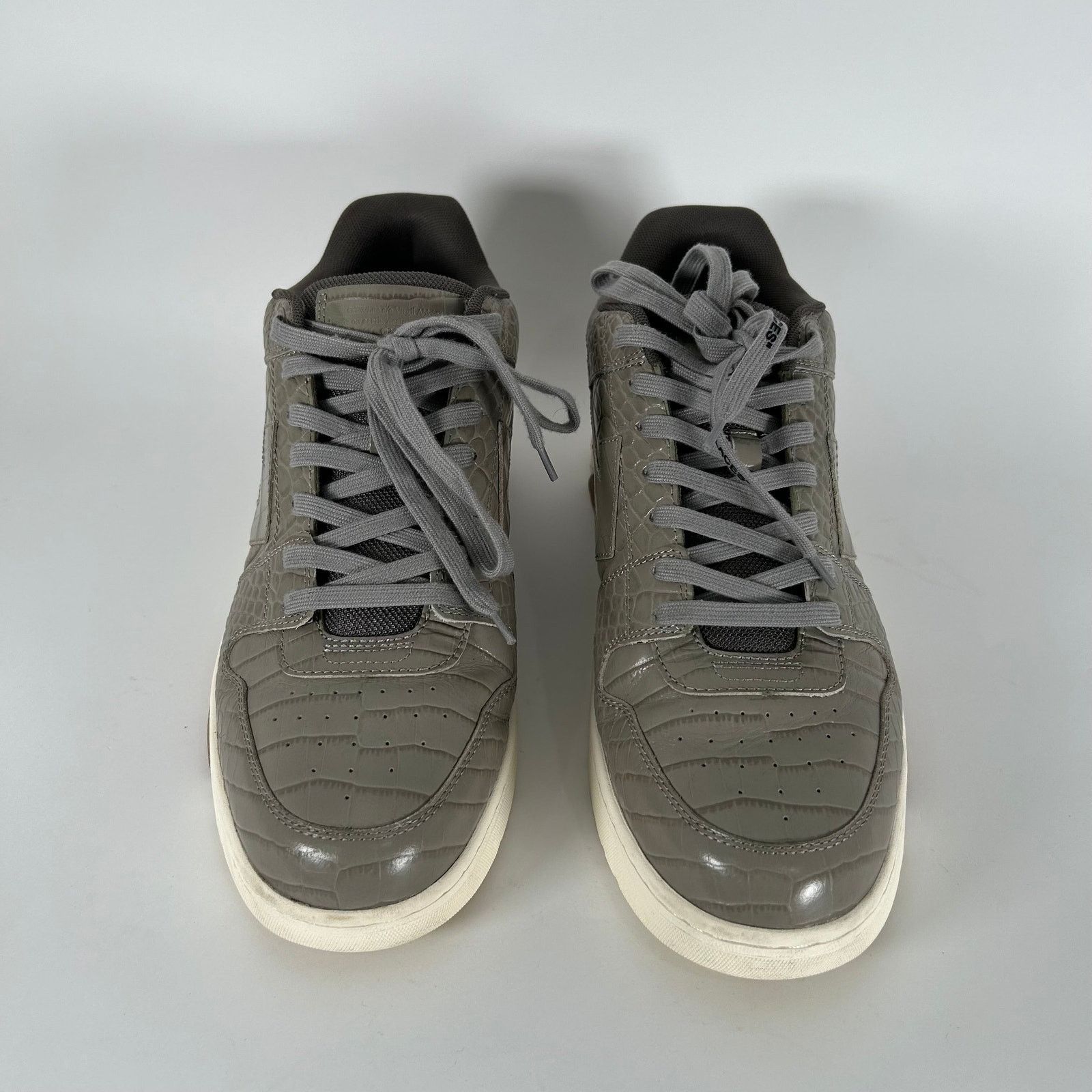 Off-White Off-White Croc Embossed Out Of Office Sneaker Size 13 Size US 13 / EU 46 - 2 Thumbnail