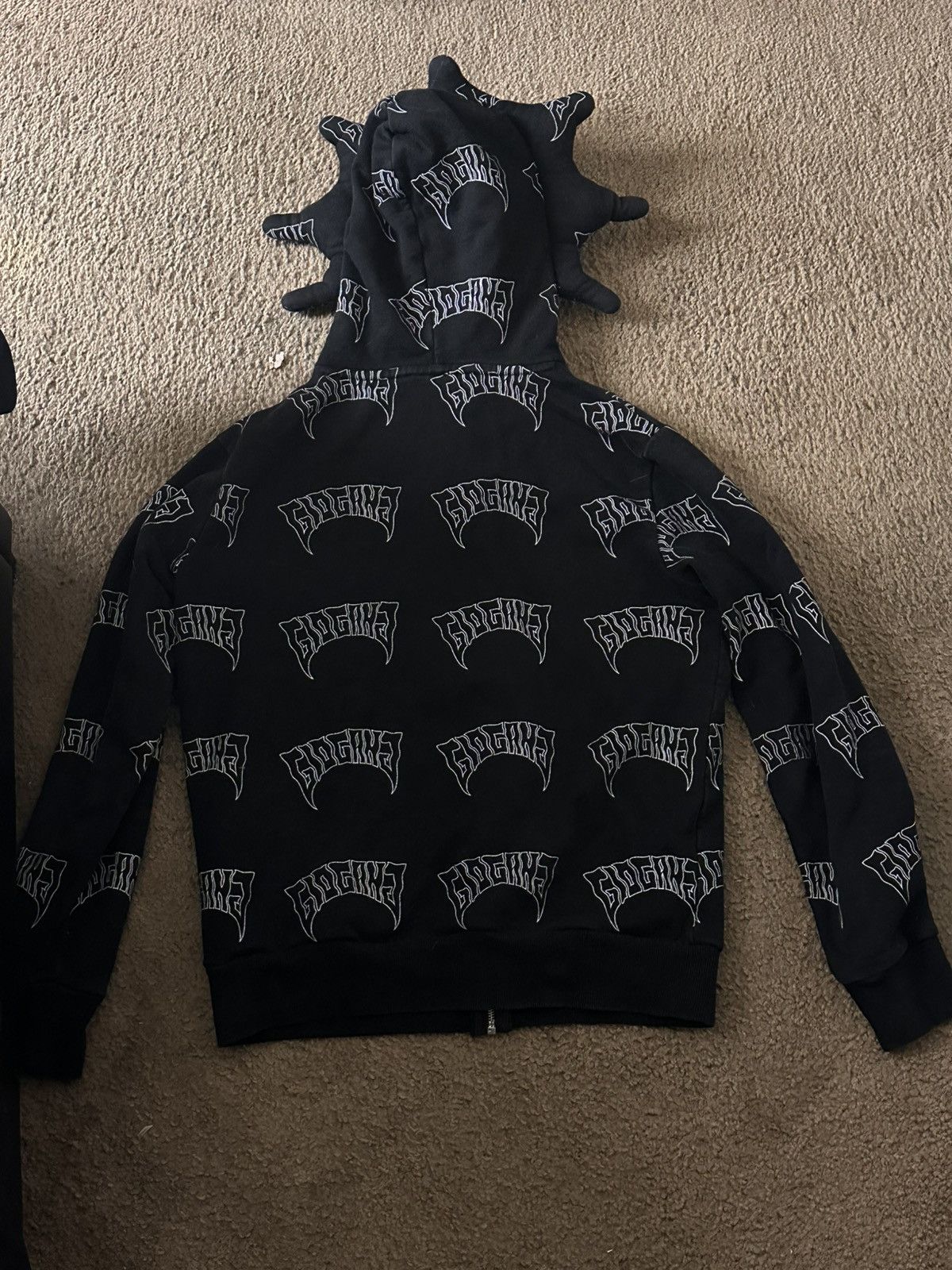 Glo Gang black and white glo gang hoodie Size US M / EU 48-50 / 2 - 3 Thumbnail