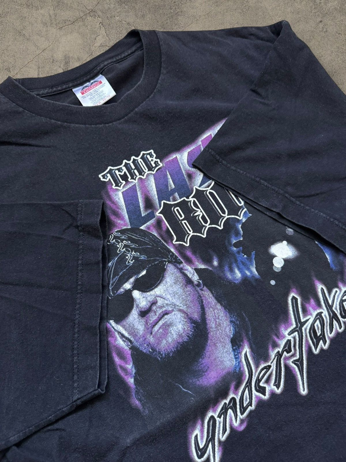 WWF 2000 Undertaker Last Ride WWF Vintage Tee Size US XL / EU 56 / 4 - 5 Thumbnail