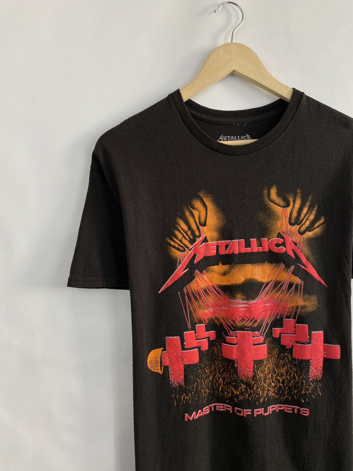 Metallica 🇺🇸💀 Vintage Metallica Master Of Puppets Rare Retro T-Shirt Size US M / EU 48-50 / 2 - 3 Thumbnail