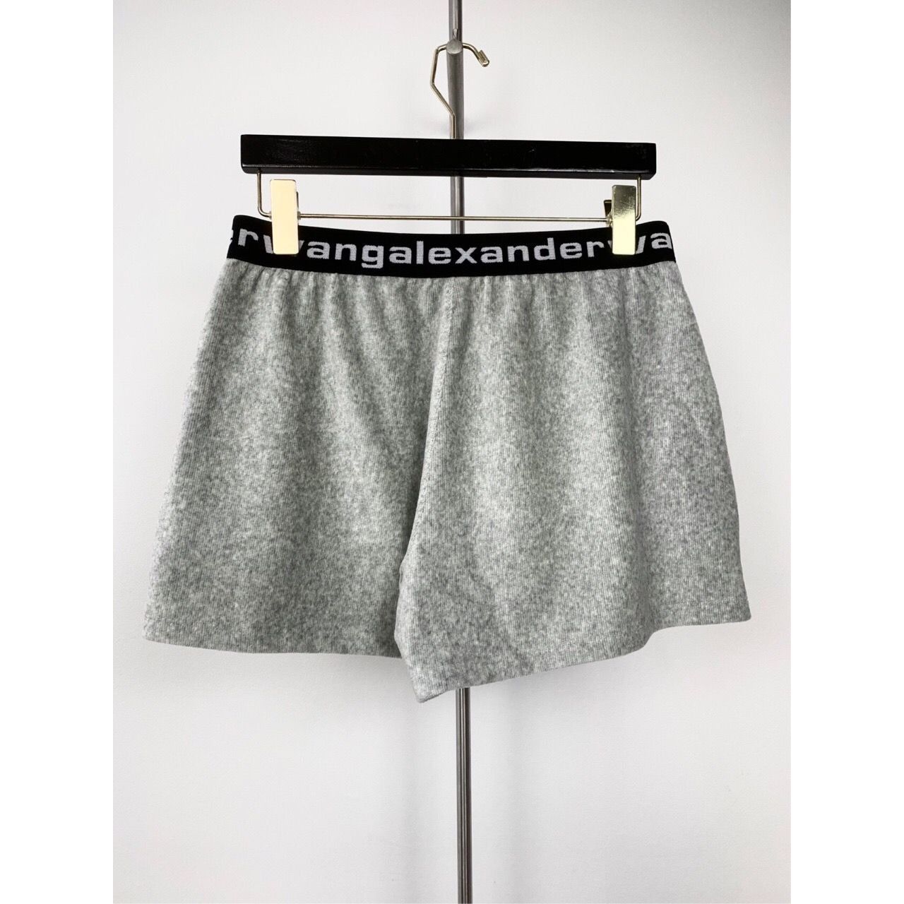 Alexander Wang Alexander Wang.T Womens Gray Elastic Waistband Lounge Shorts Size 26" / US 2 / IT 38 - 1 Thumbnail