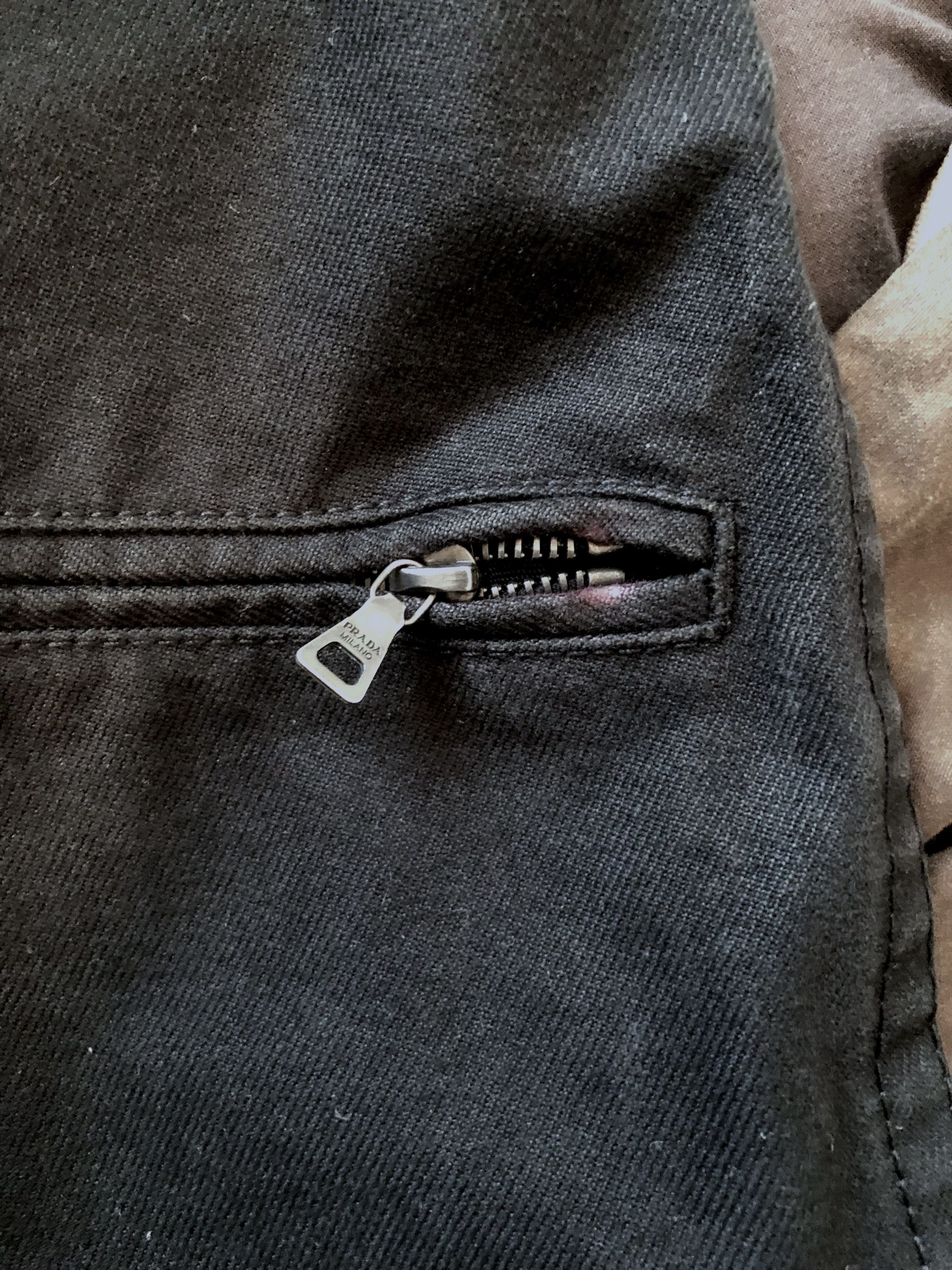 Prada wide linea Rossa zip pants Size US 34 / EU 50 - 6 Thumbnail