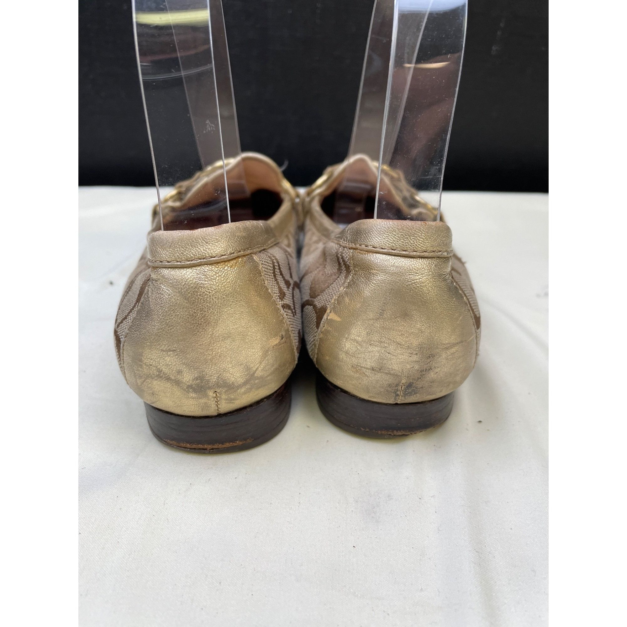Coach Coach Signature Women's Tan Casual Flats/ Slip on shoes A213 Size US 7.5 / IT 37.5 - 4 Thumbnail
