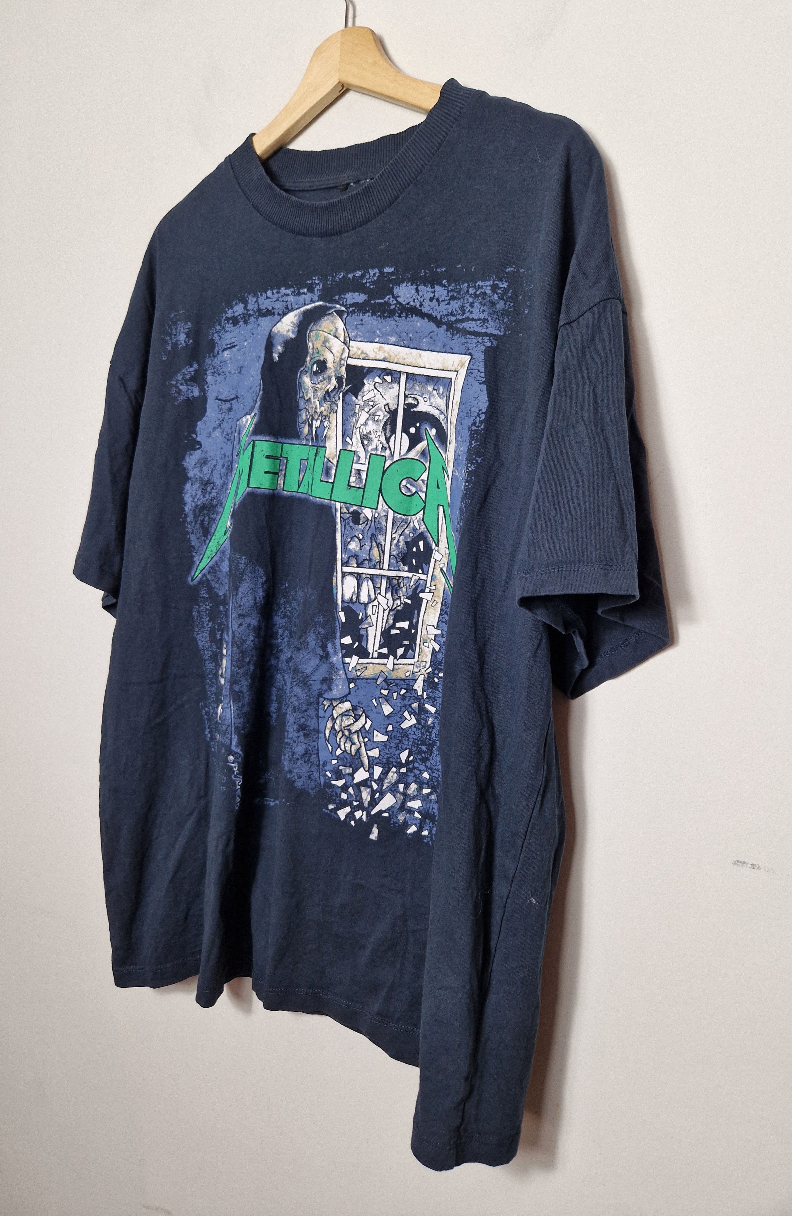 Band Tees Metallica faded washed off distressed tee Size US XL / EU 56 / 4 - 2 Thumbnail