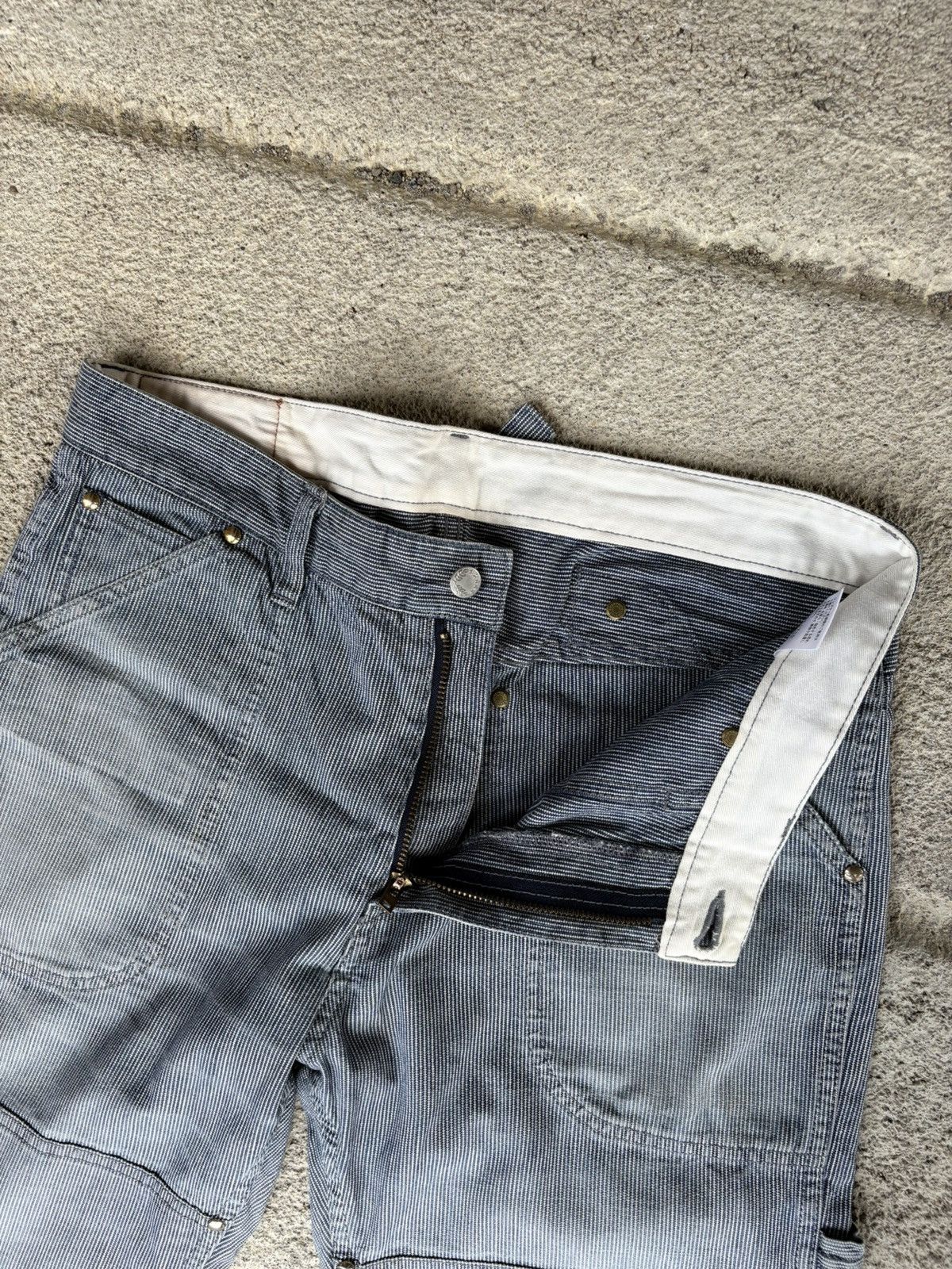 Japanese Brand Japanese Brand Seattle Hickory Double Knee Carpenter Pants Size US 32 / EU 48 - 6 Thumbnail