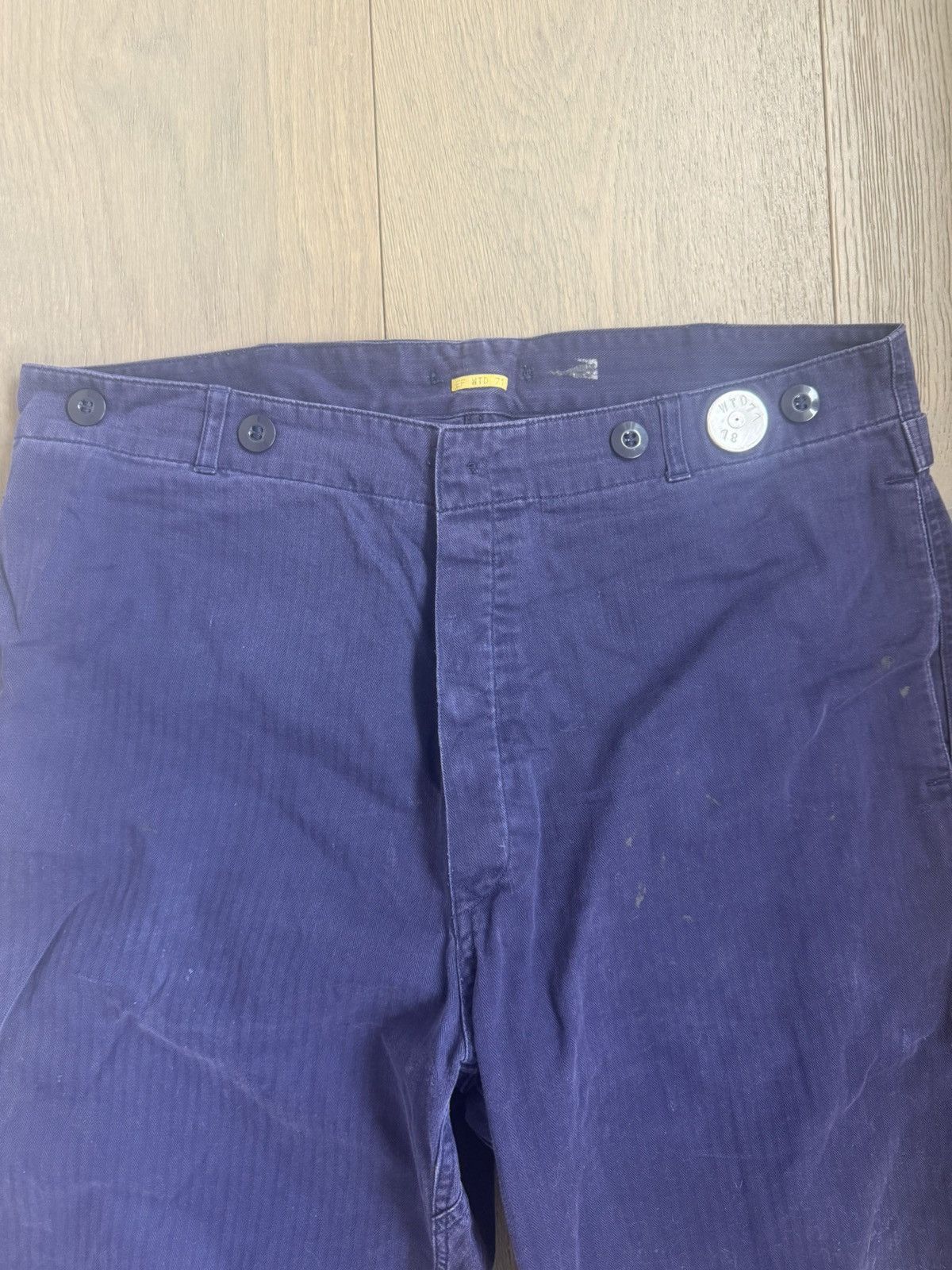 Vintage Vintage Military Blue Straight Leg Tactical Pants Sz 32 / M Size US 32 / EU 48 - 2 Thumbnail
