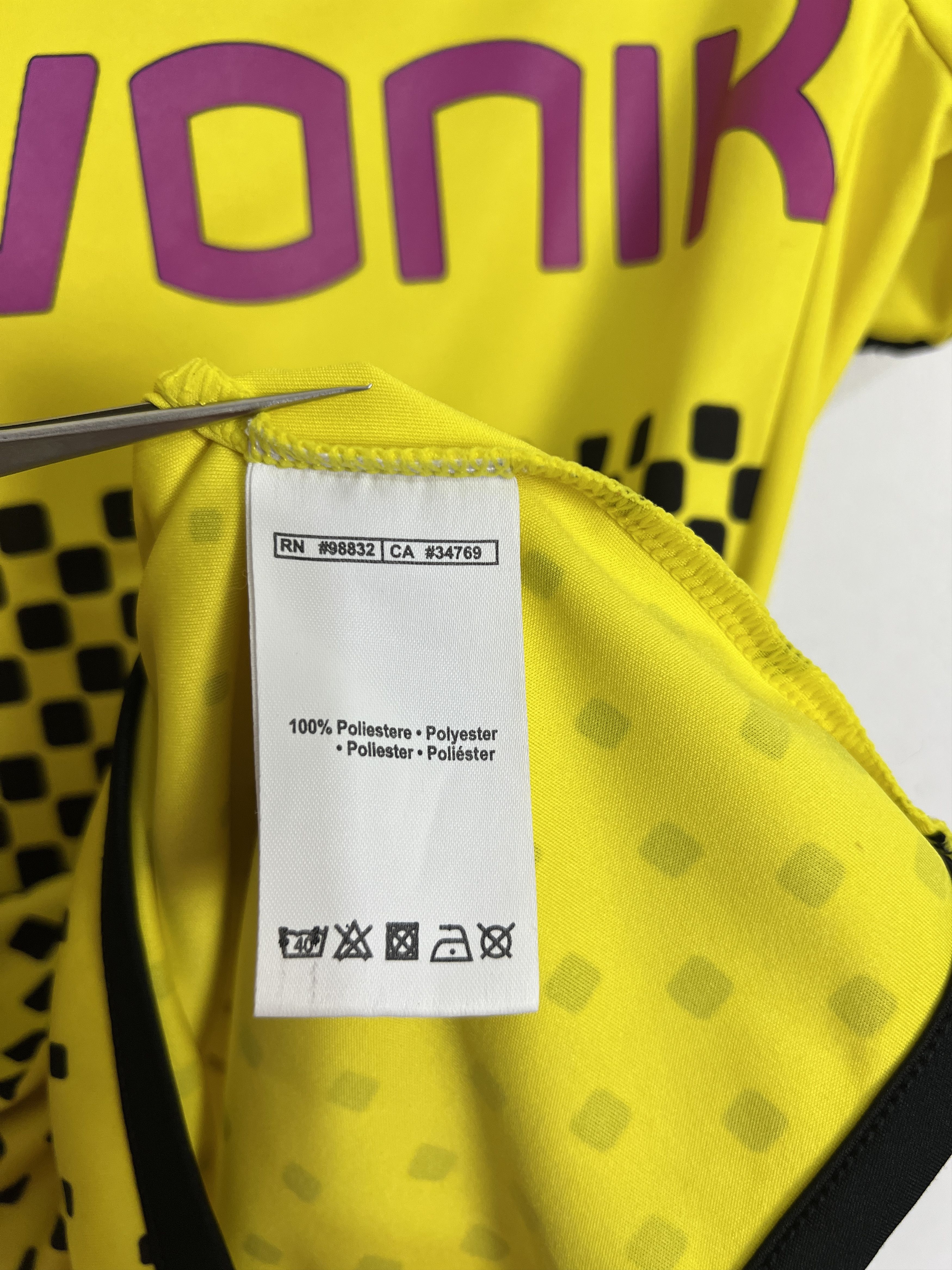 Kappa Borussia Dortmund football shirt Soccer Jersey Trikot BoysXL Size US XXS / EU 40 - 6 Thumbnail