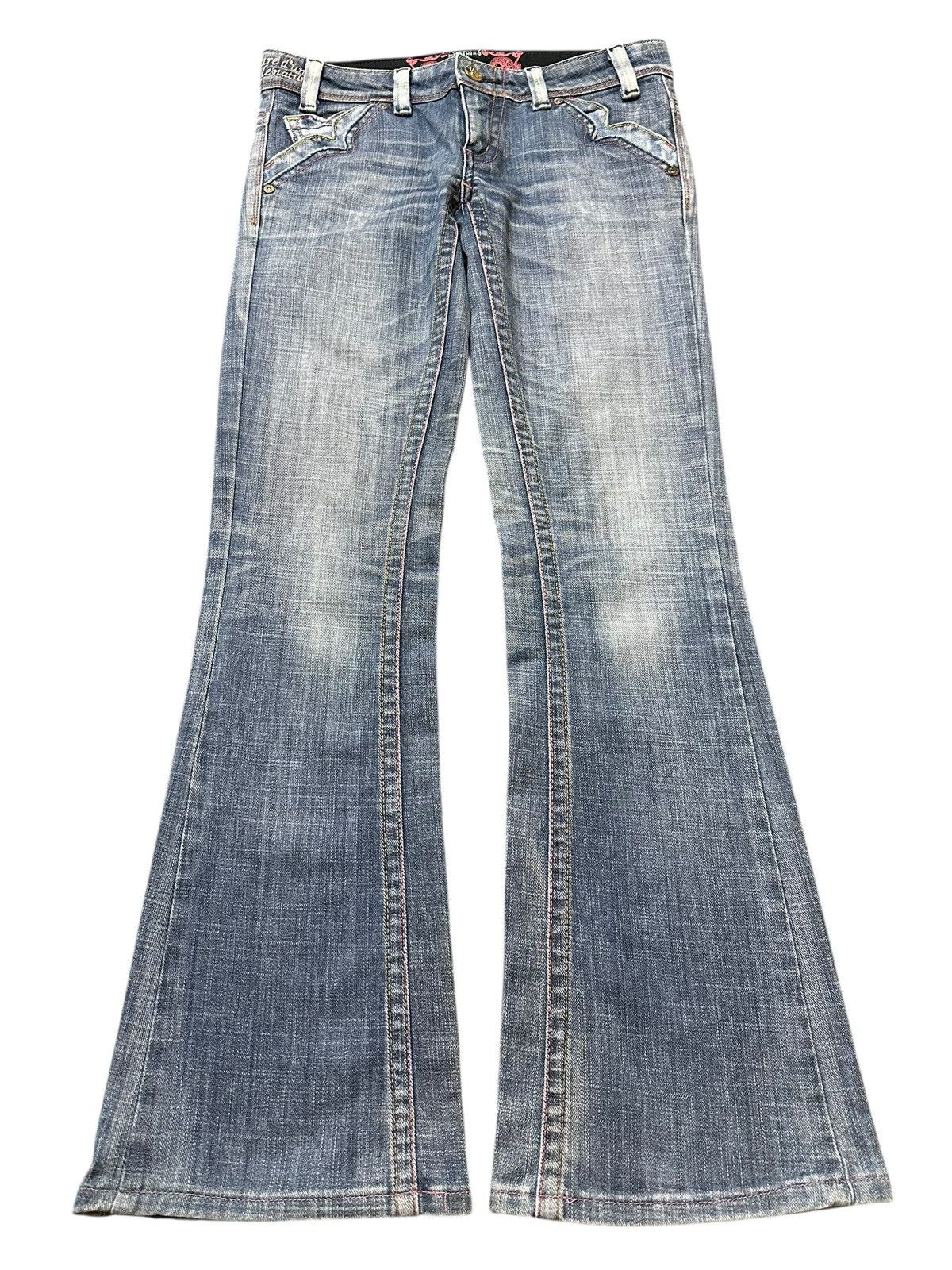 Edwin Vintage Japan Edwin Blue Faded Wash Style Flared Jeans Size US 30 / EU 46 - 1 Thumbnail