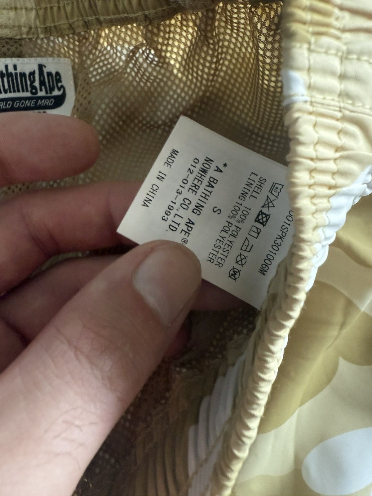 Bape Bape Yellow Camo Swim Shorts Size US 28 / EU 44 - 7 Thumbnail