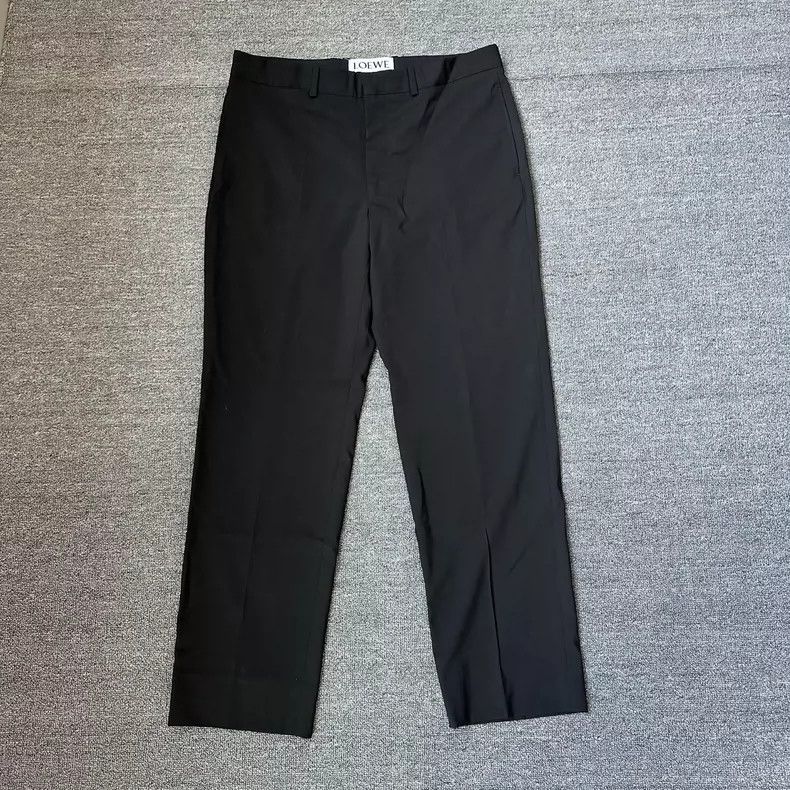 Loewe LOEWE Pure black trousers Size 50L - 1 Thumbnail