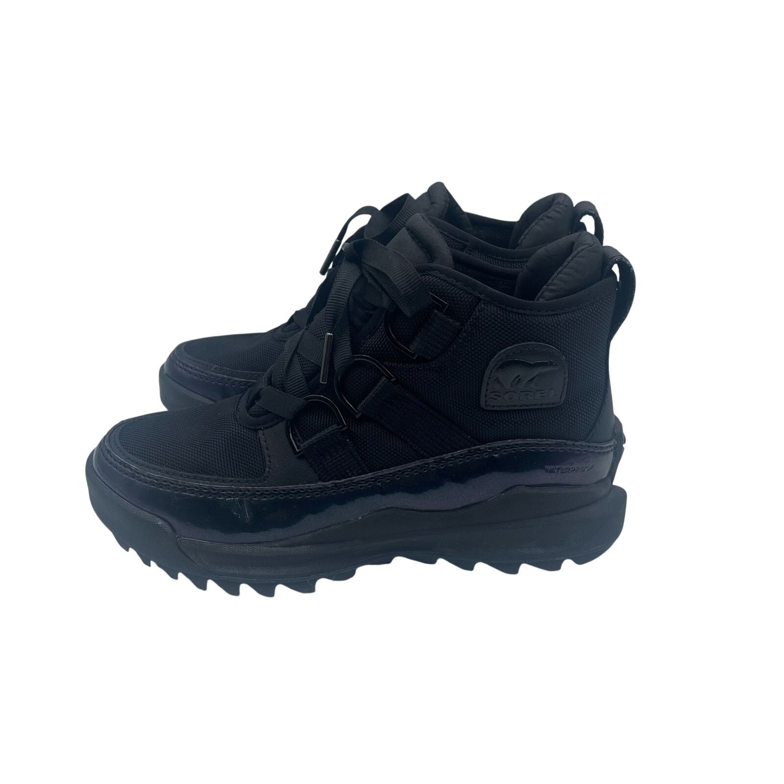 SOREL Sorel ONA Chukka Waterproof Boots Black Winter Faux Fur 6 Size US 6 / IT 36 - 1 Thumbnail