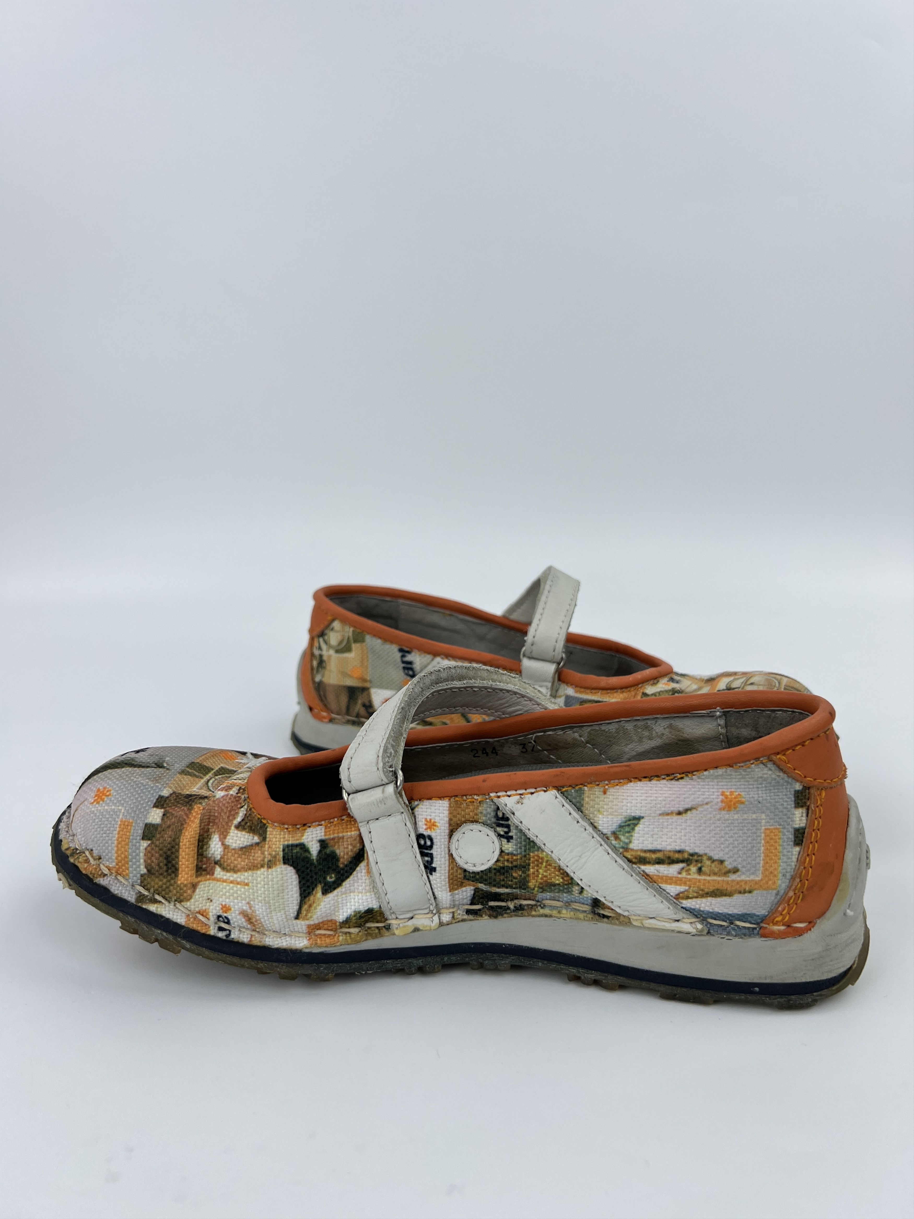 Other Vintage The ART Allover Pattern Sandals Shoes Size US 7 / IT 37 - 5 Thumbnail
