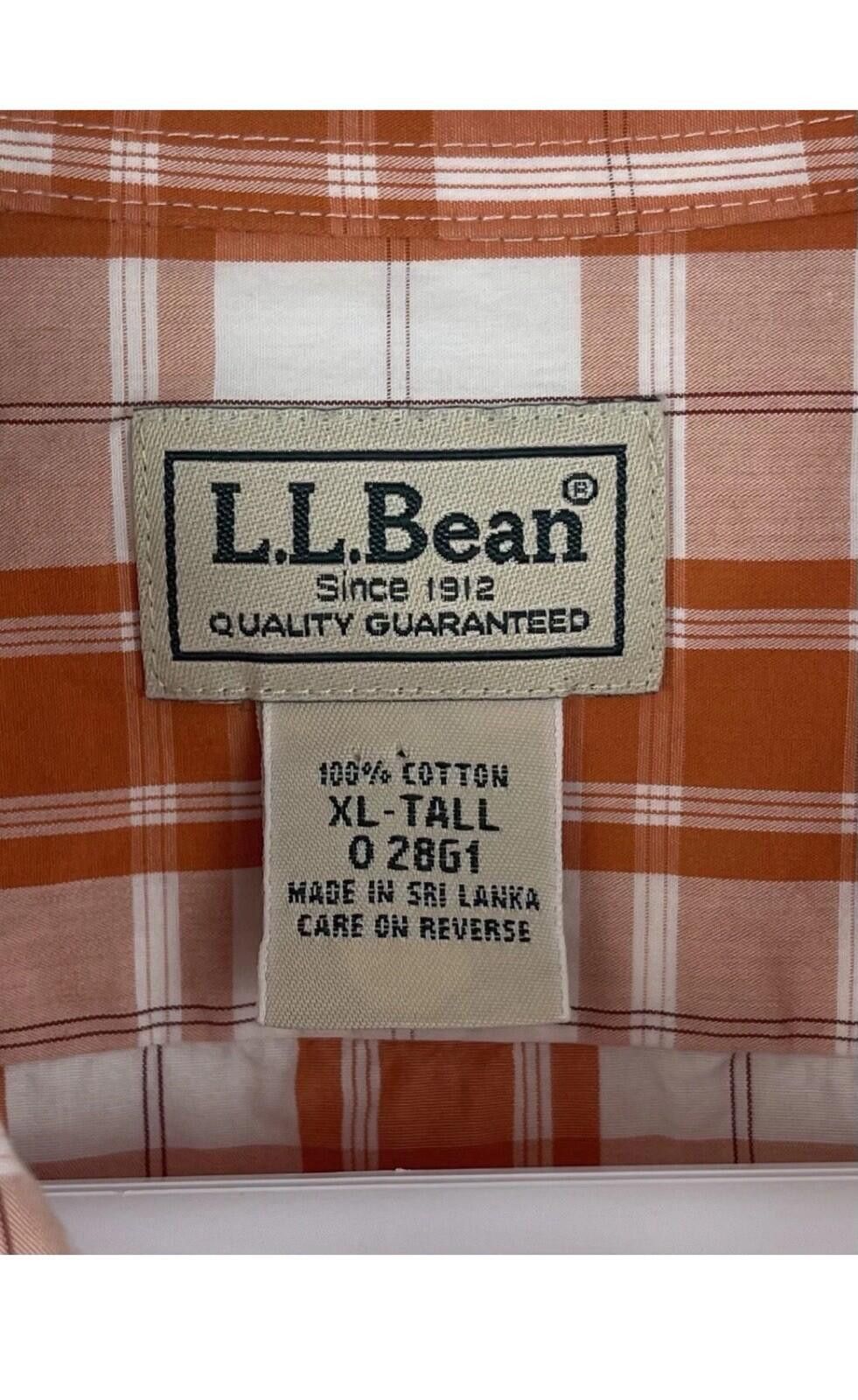 L.L. Bean L.L. Bean Plaid Short Sleeve Shirt Button Up Men’s Cotton Size US XL / EU 56 / 4 - 4 Thumbnail