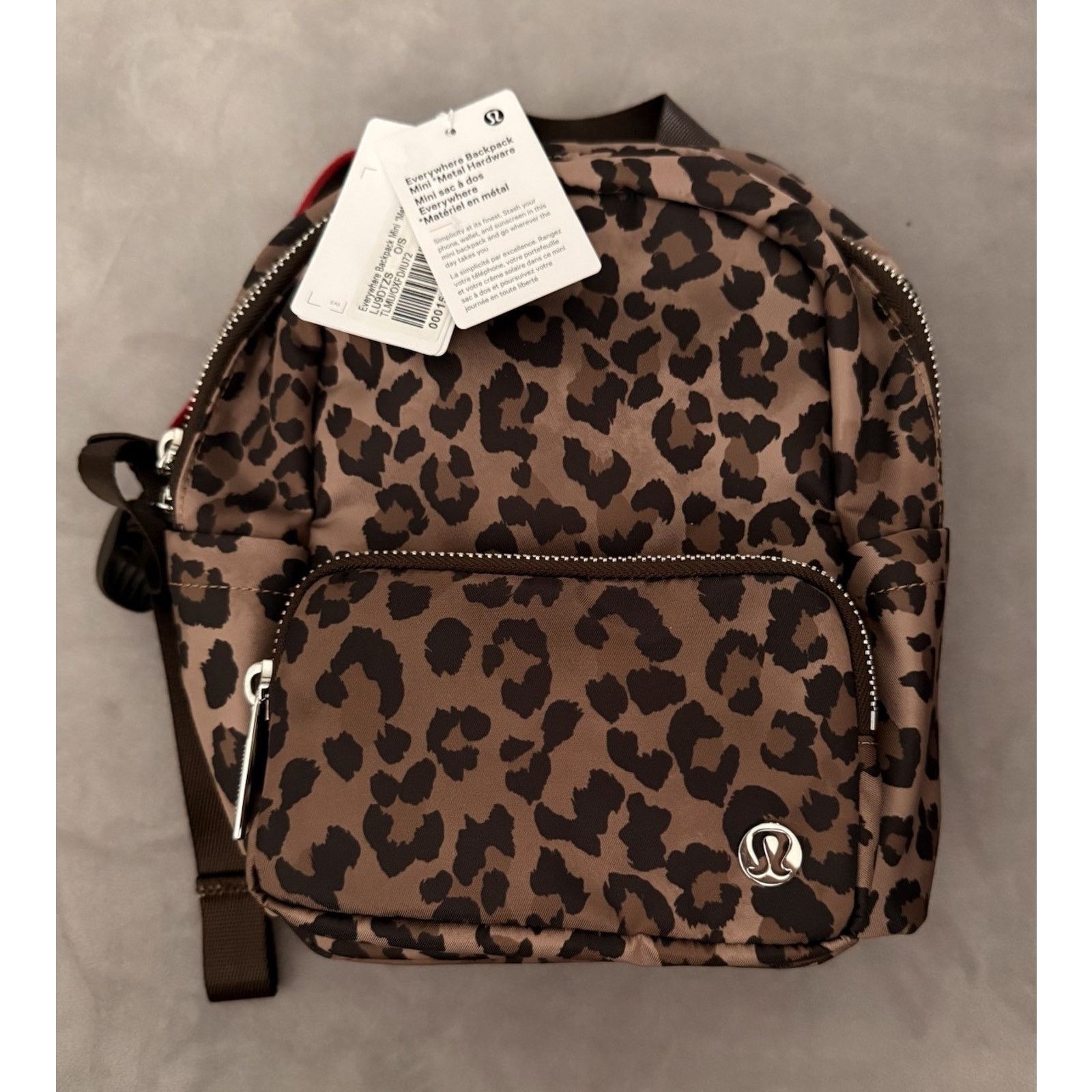 Lululemon Lululemon Mini Backpack Leopard Print Metal Hardware Bag 3L Size ONE SIZE - 5 Thumbnail